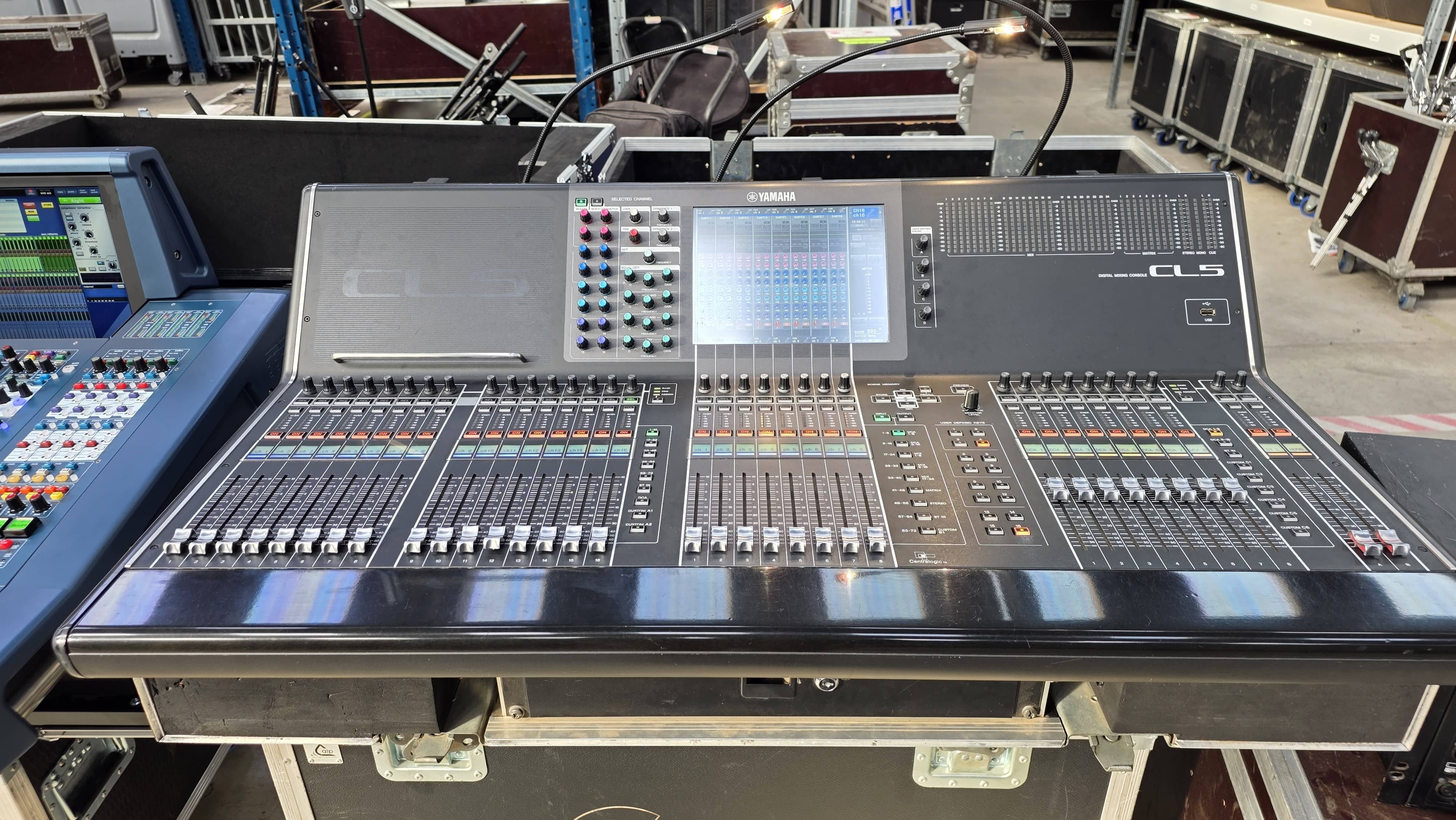 Console Yamaha CL5 + Rio 32/24D
