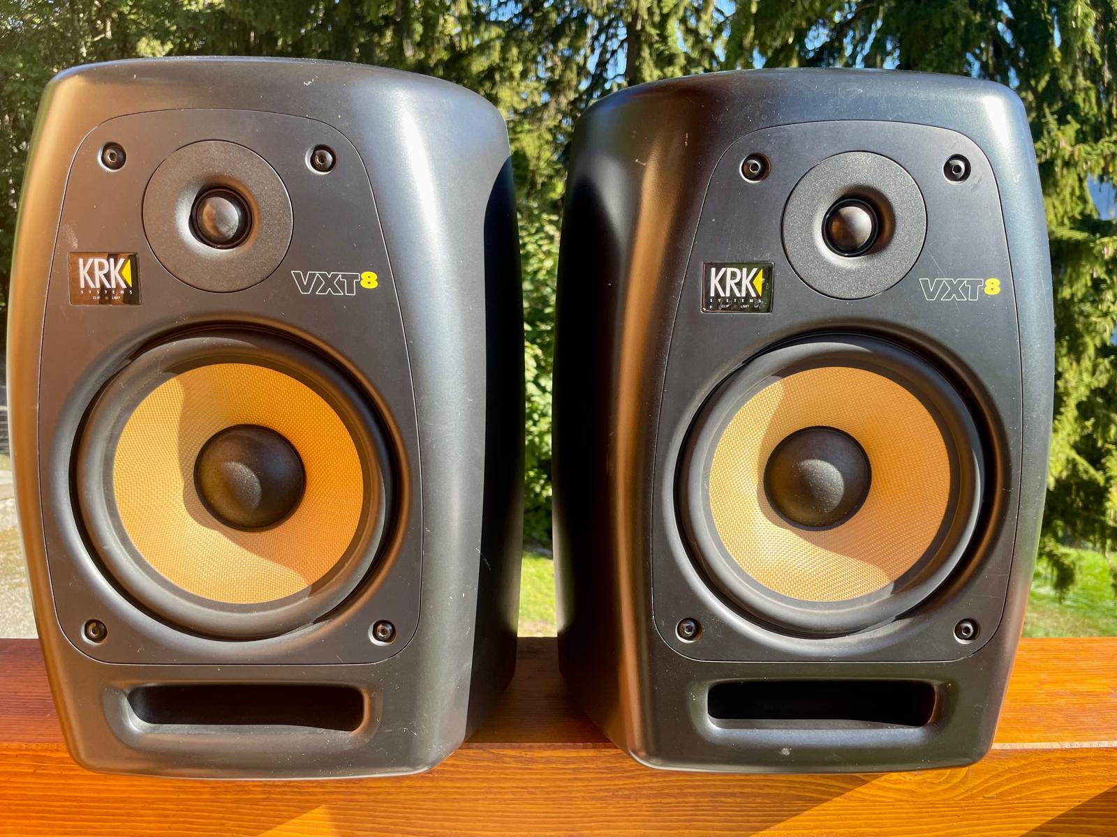 Paire KRK VXT 8 Moniteurs Studio