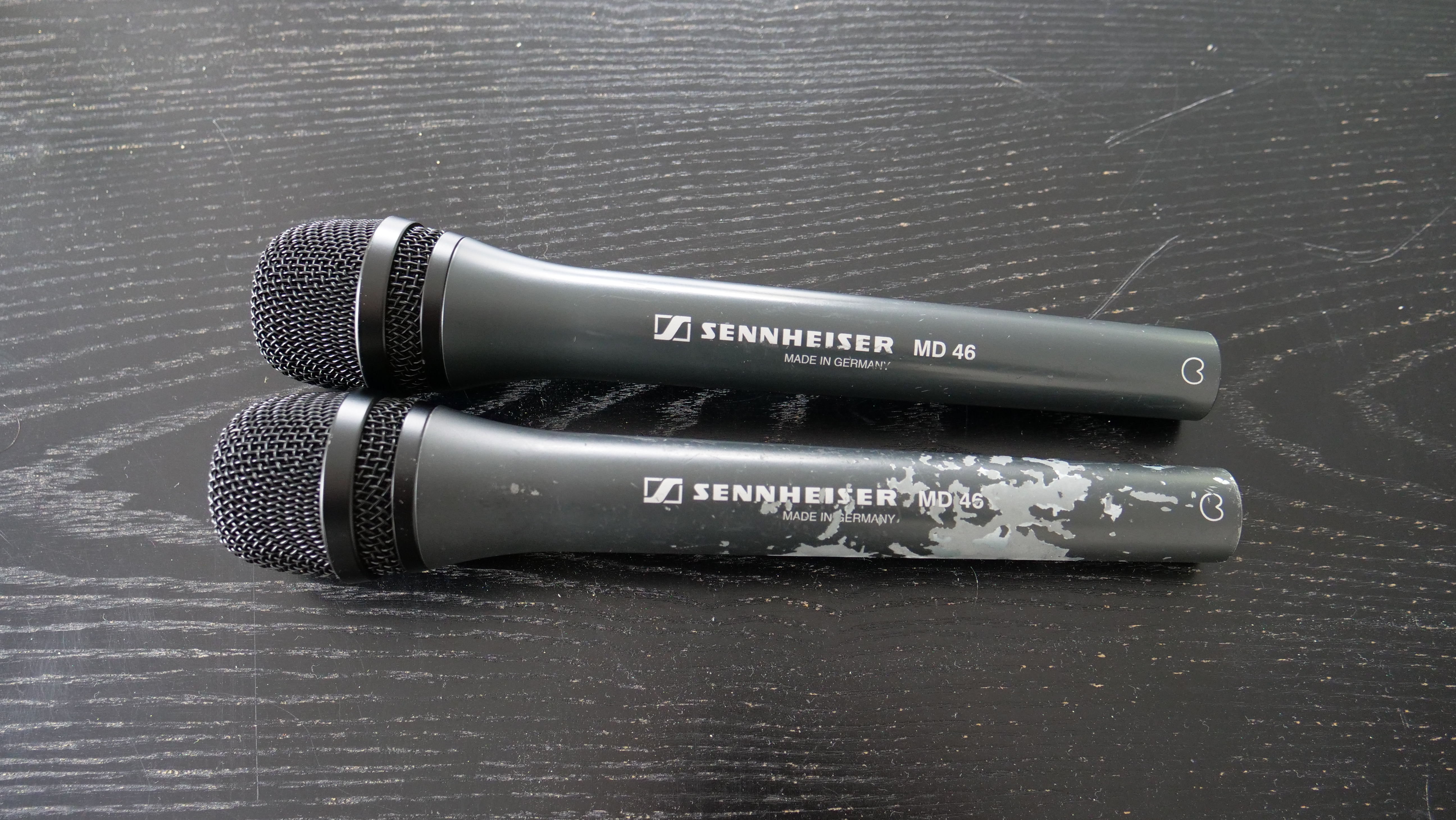 Lot de 2 micros Sennheiser MD46