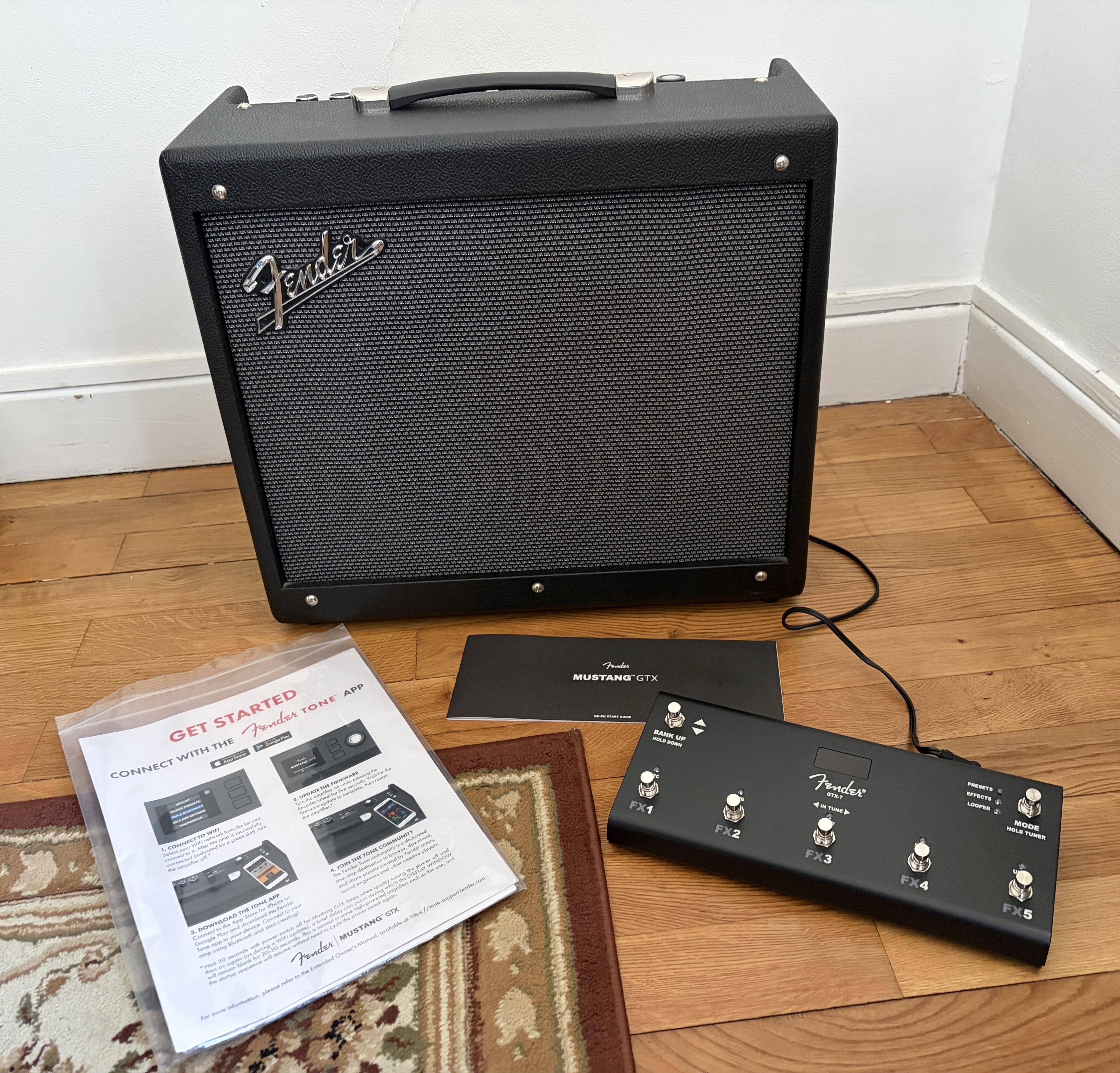 Ampli guitare electrique Fender Mustang GTX50 + footswitch GTX7