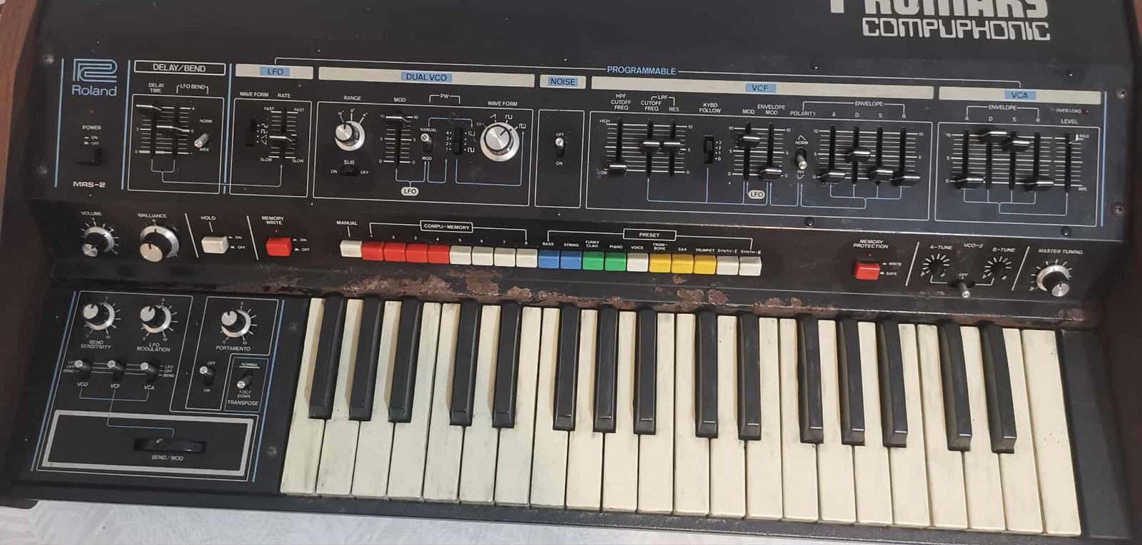 Vendre ou échanger Vintage Roland MRS-2 ProMars 37-Key Duophonic Synthesizer 1978 - 1982 - Black