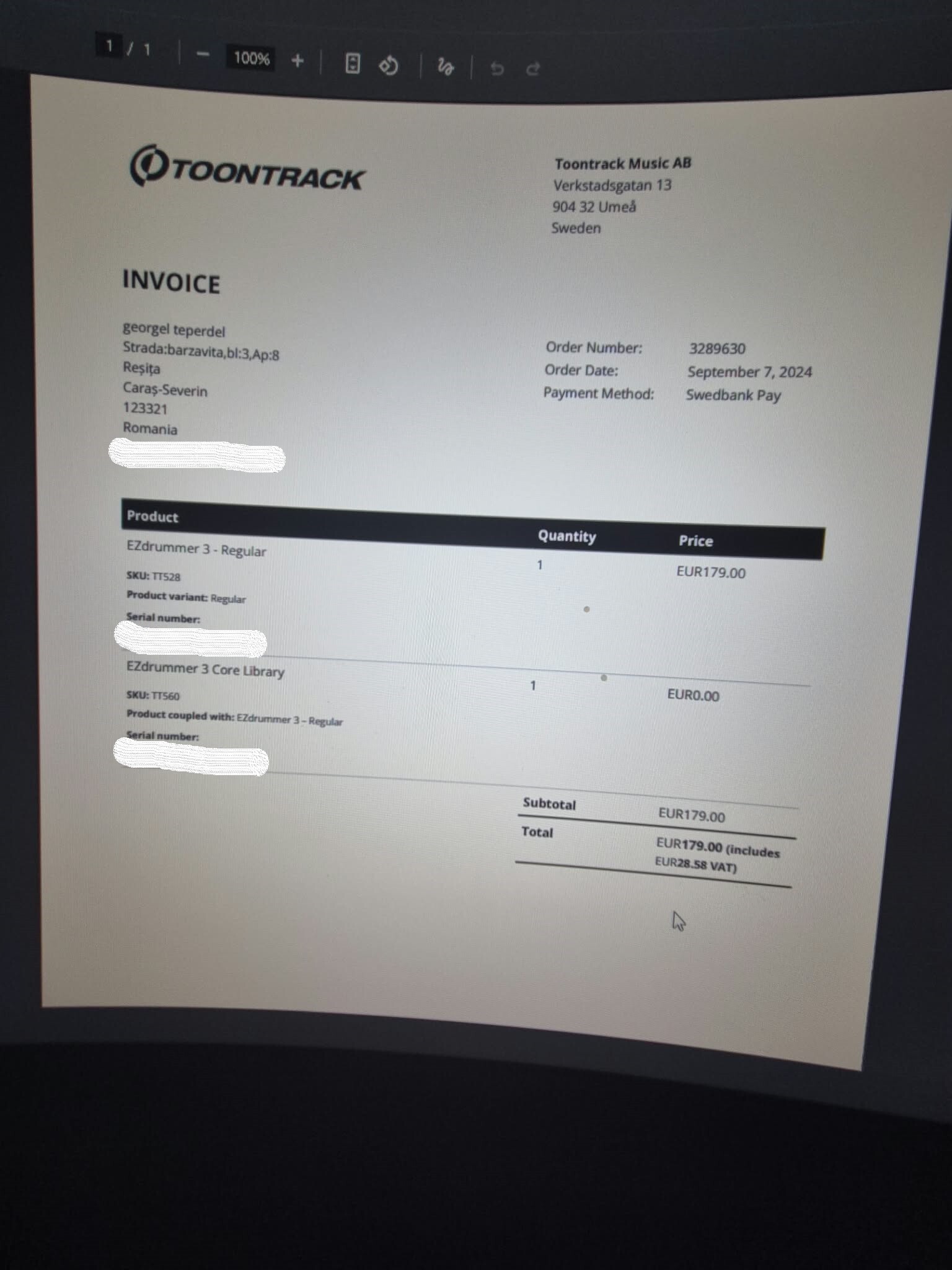 EZdrumer 3 Regular