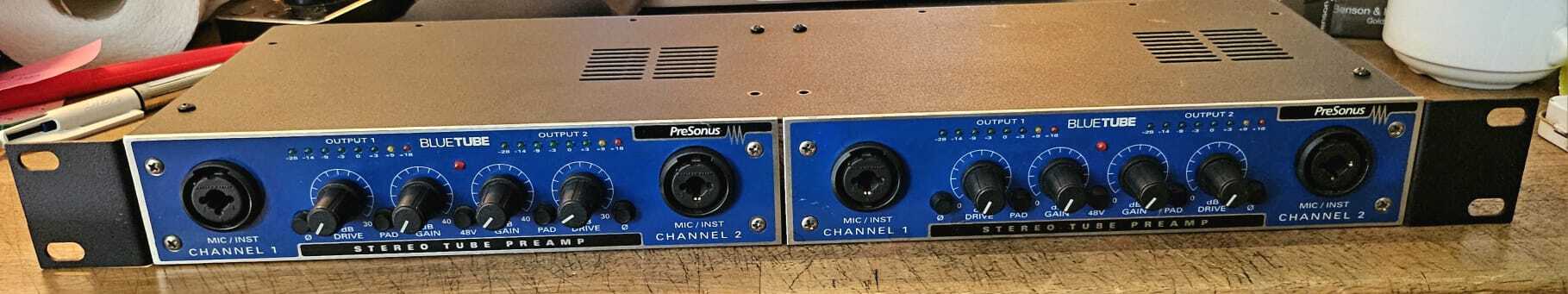 2 X 2 preampli blue tube
