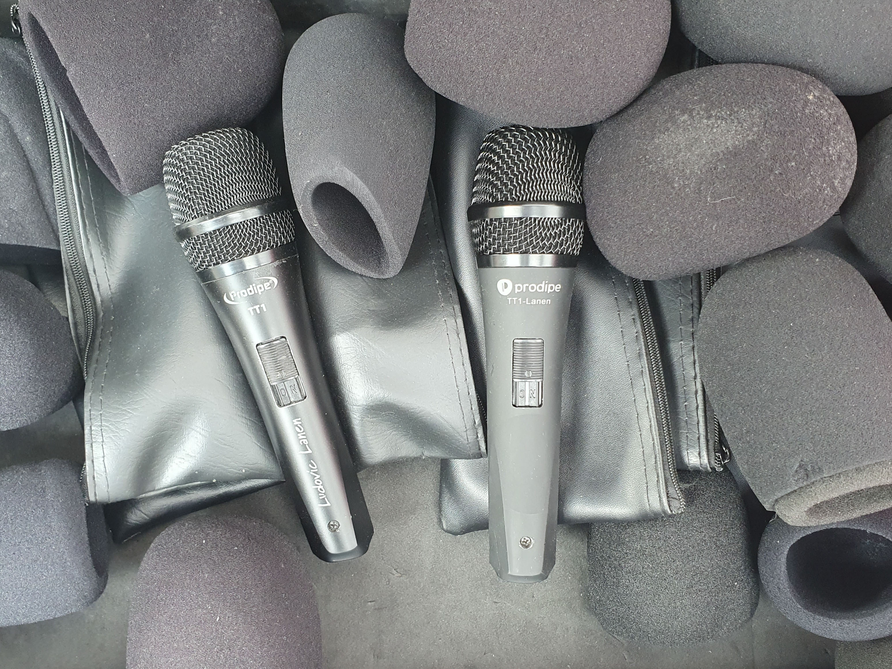 Vends Micros Prodipe TT1 Lanen d'occasion  avec pochette et protection anti-pop