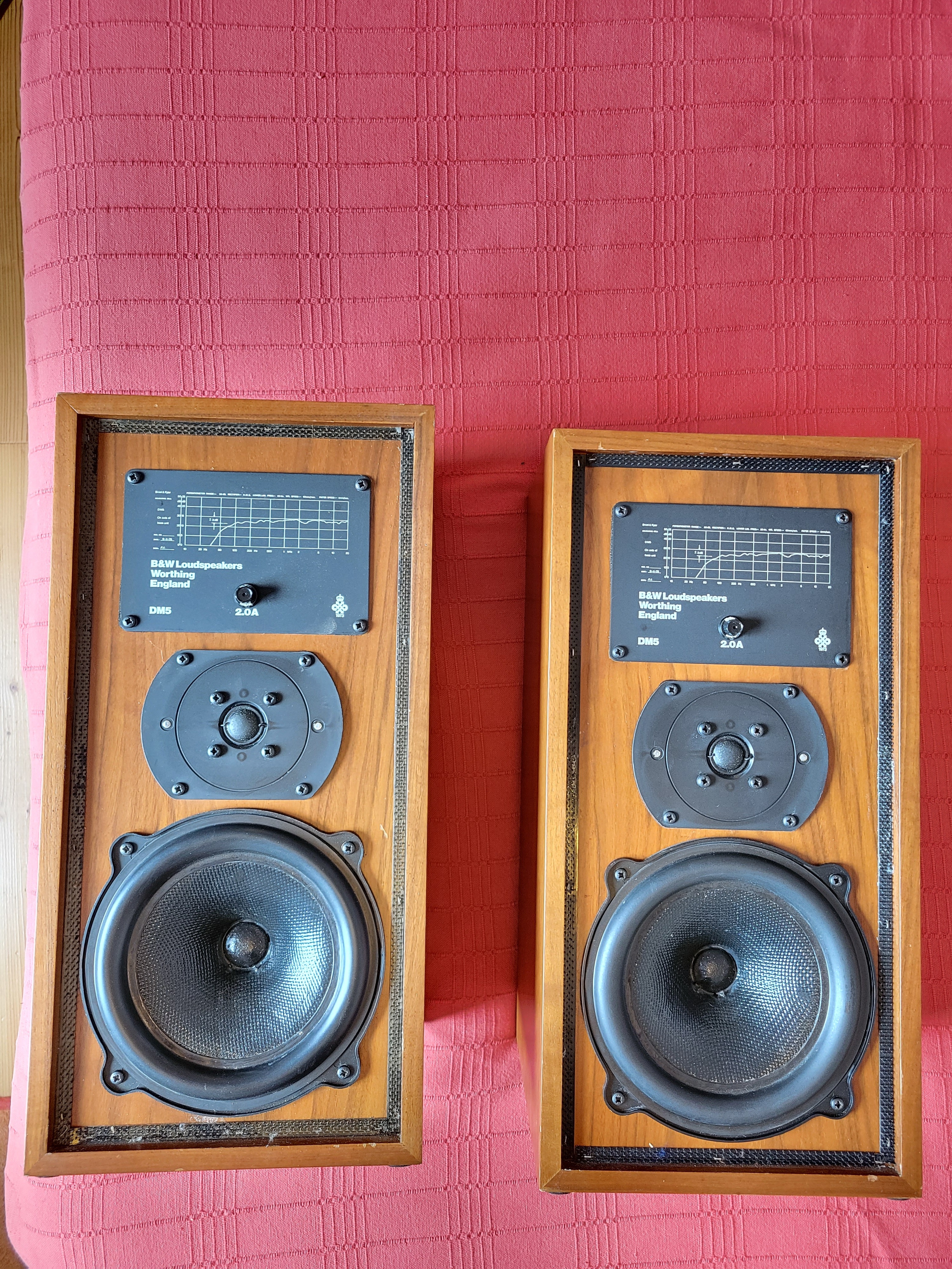 Vends enceintes B&W DM 5