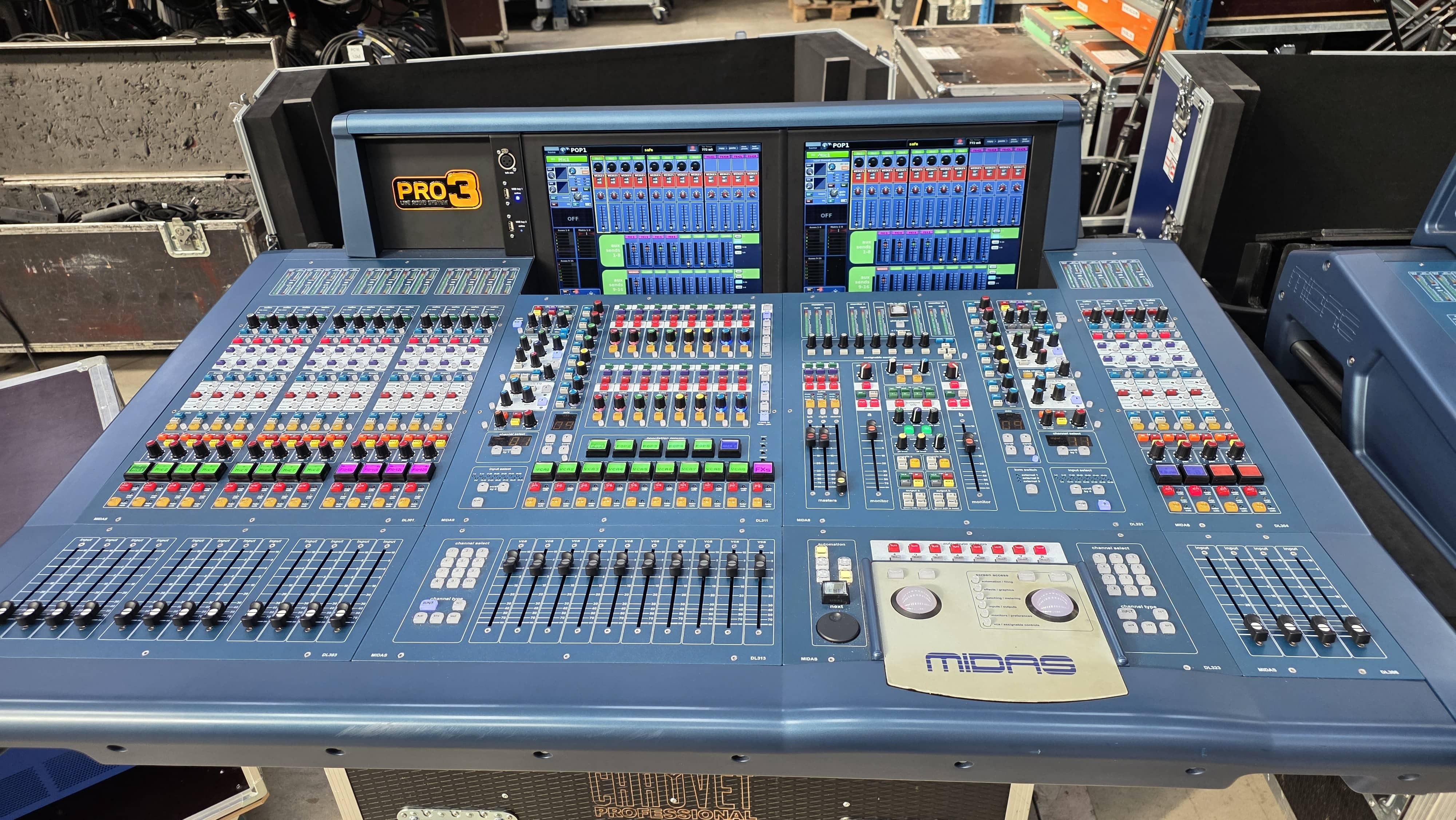 Console MIDAS PRO3 + DL231 - DL371 - DL155
