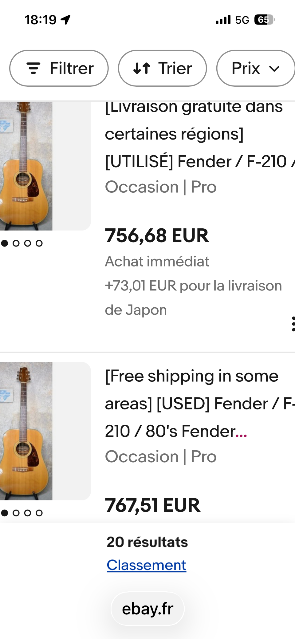 Fender f-210 en vente -  eBay