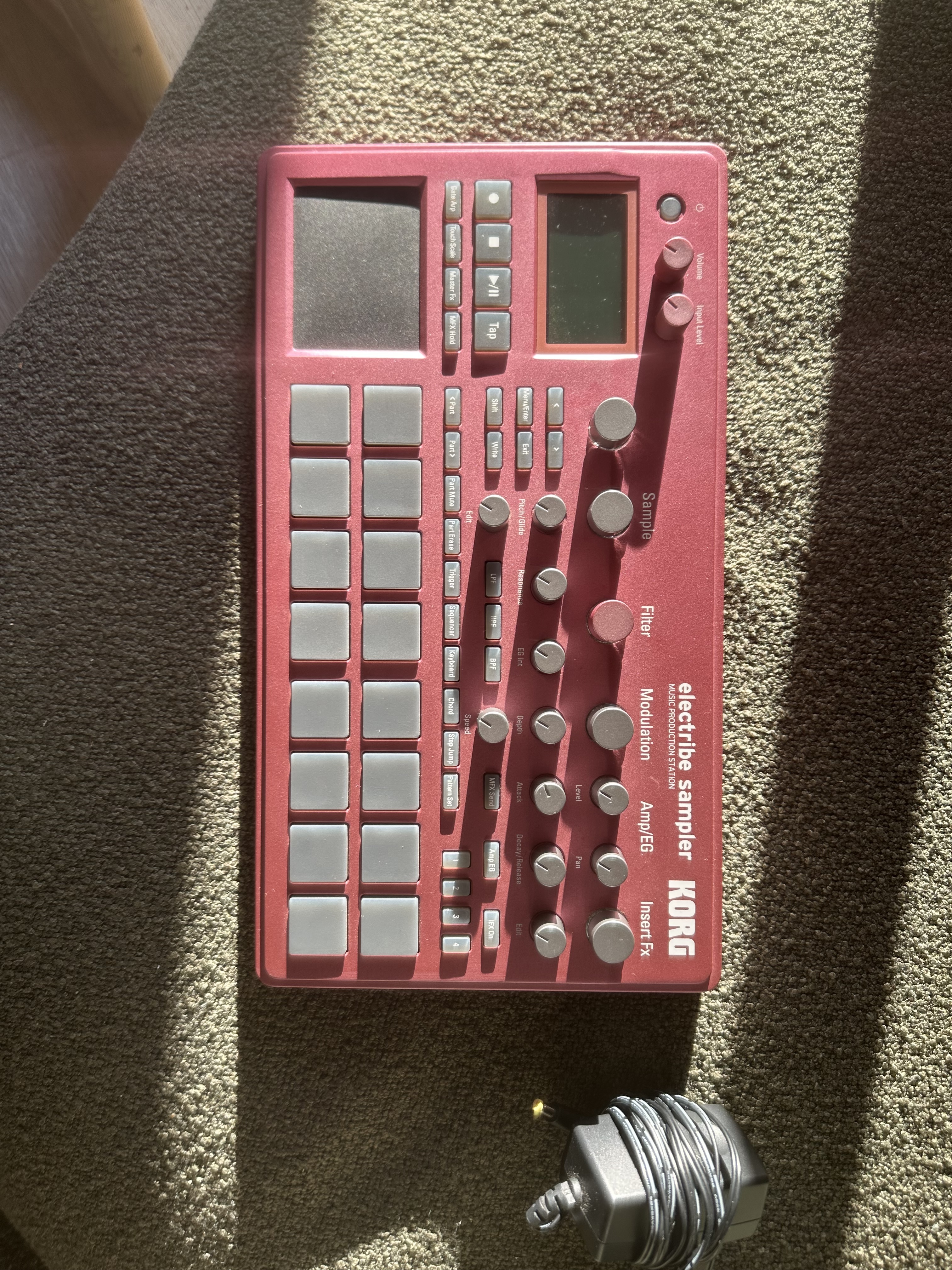 Vend Korg eletribe2s rouge bordeaux 
