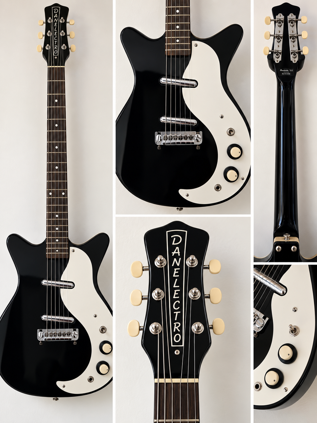 Danelectro DC59 black - Jimmy Page reissue 