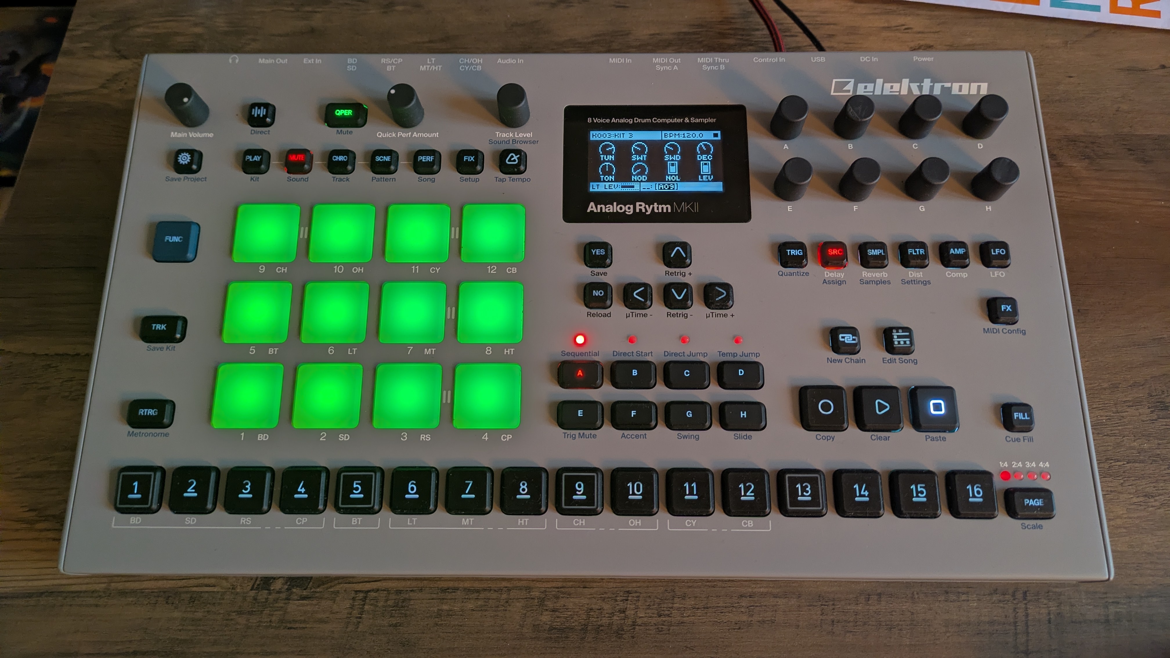 Vends Elektron Analog Rytm MKII