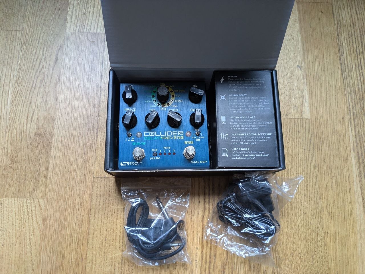 Vends pédale de reverb/delay Source Audio Collider