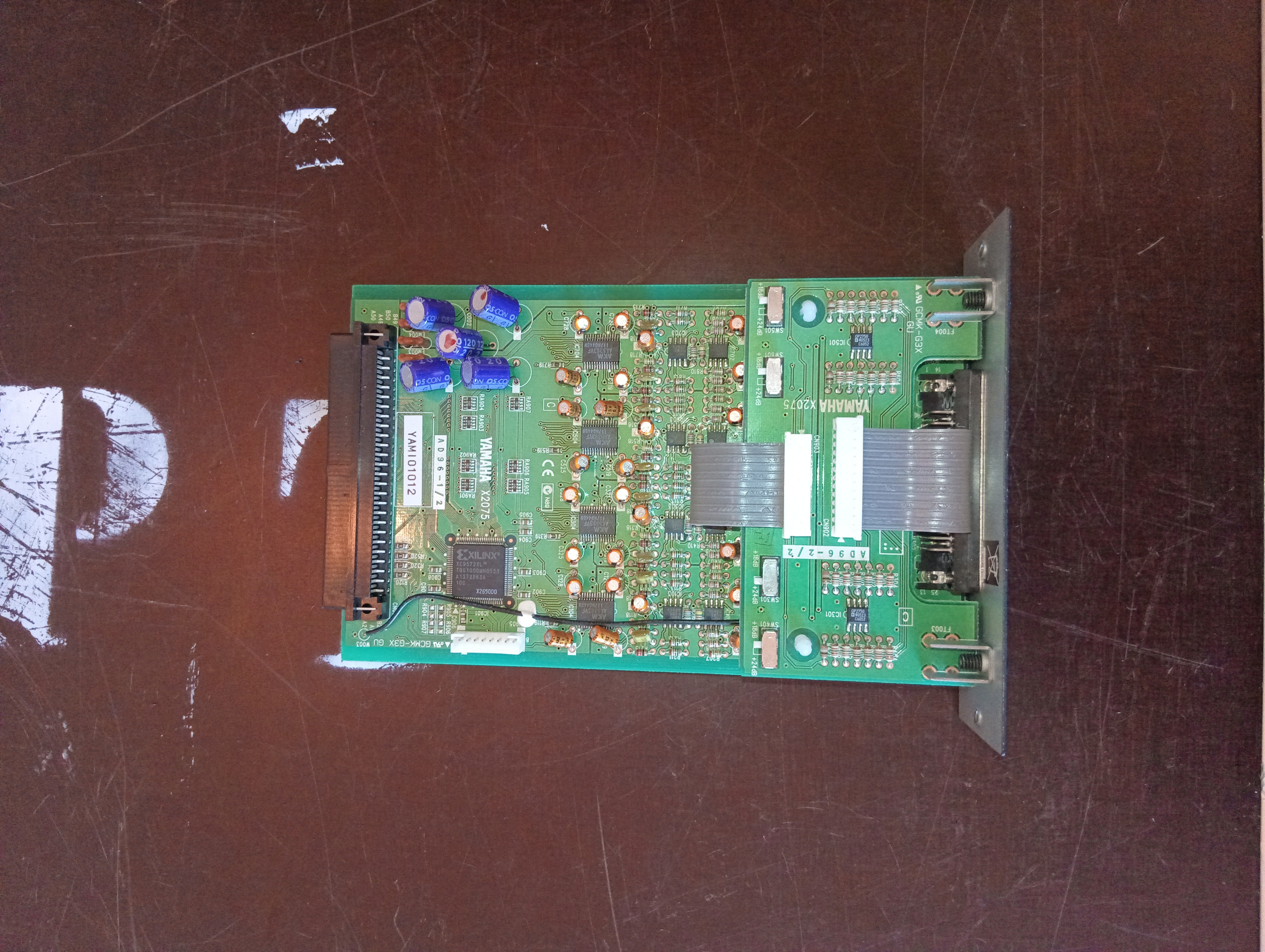 CARTE D'EXTENSION YAMAHA MY8-AD96 - HAUT