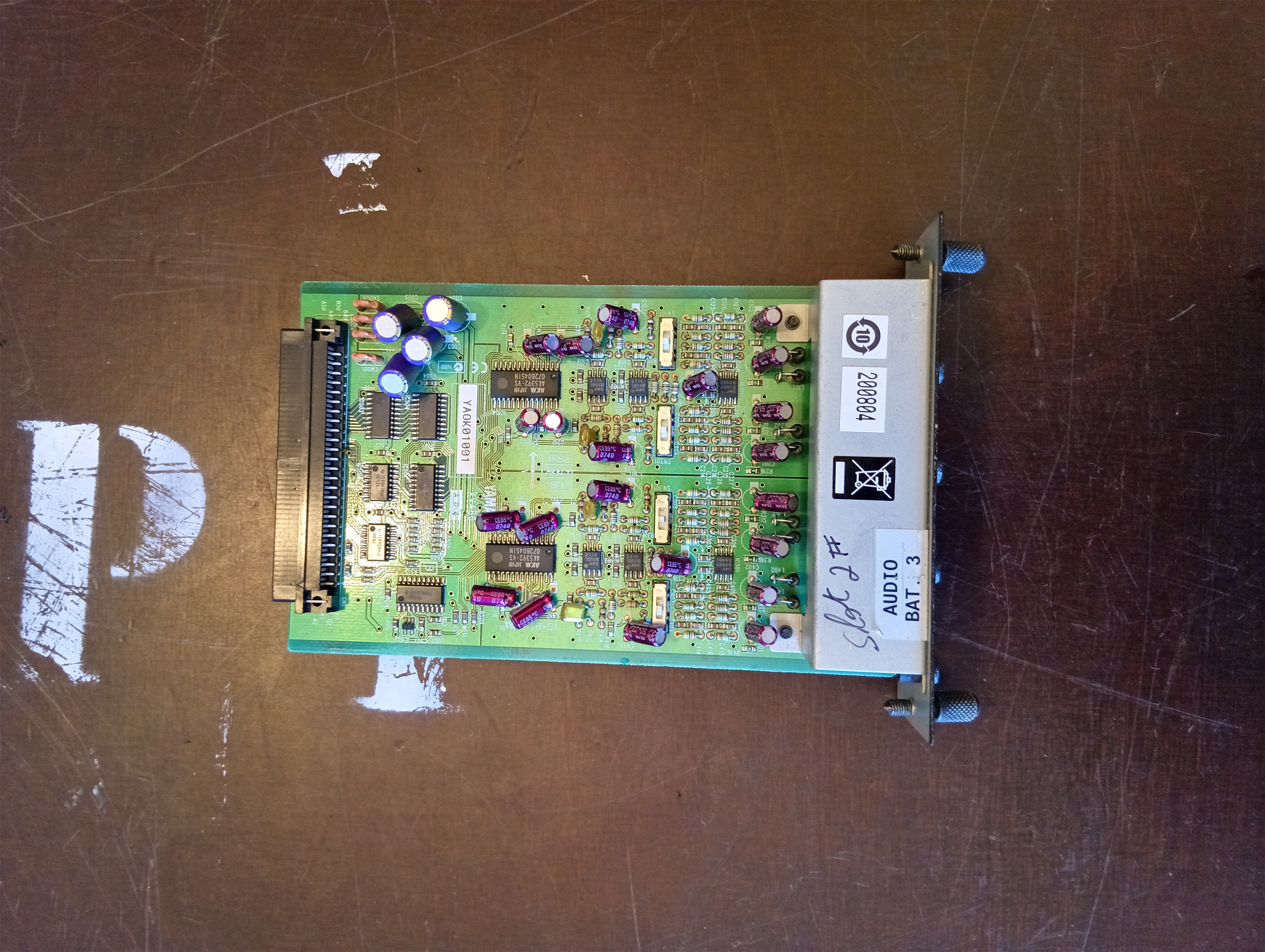 CARTE D'EXTENSION YAMAHA MY4-AD - HAUT