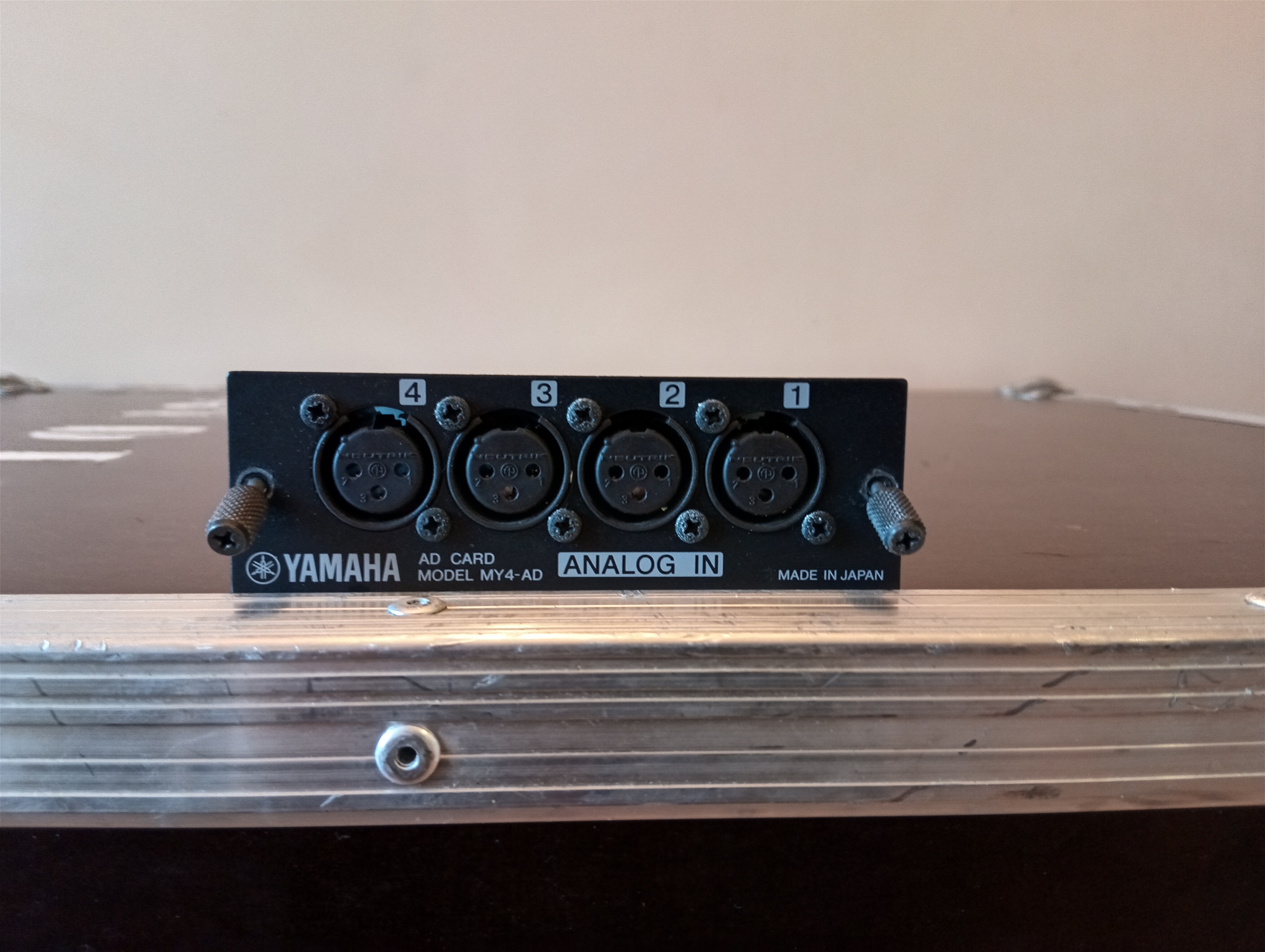 Yamaha MY4 AD carte 4 entrees analogiques XLR