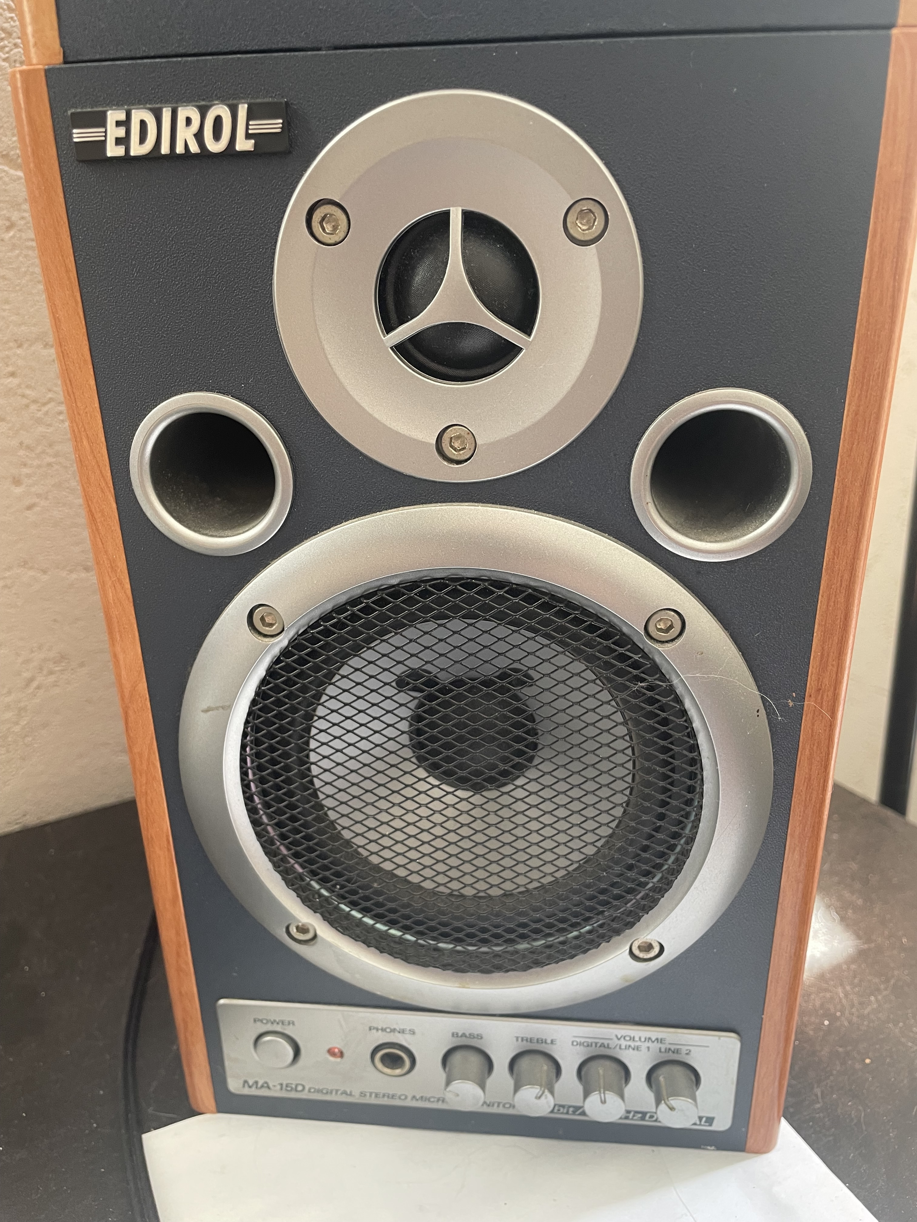 Monitors amplifiés edirol ma15d