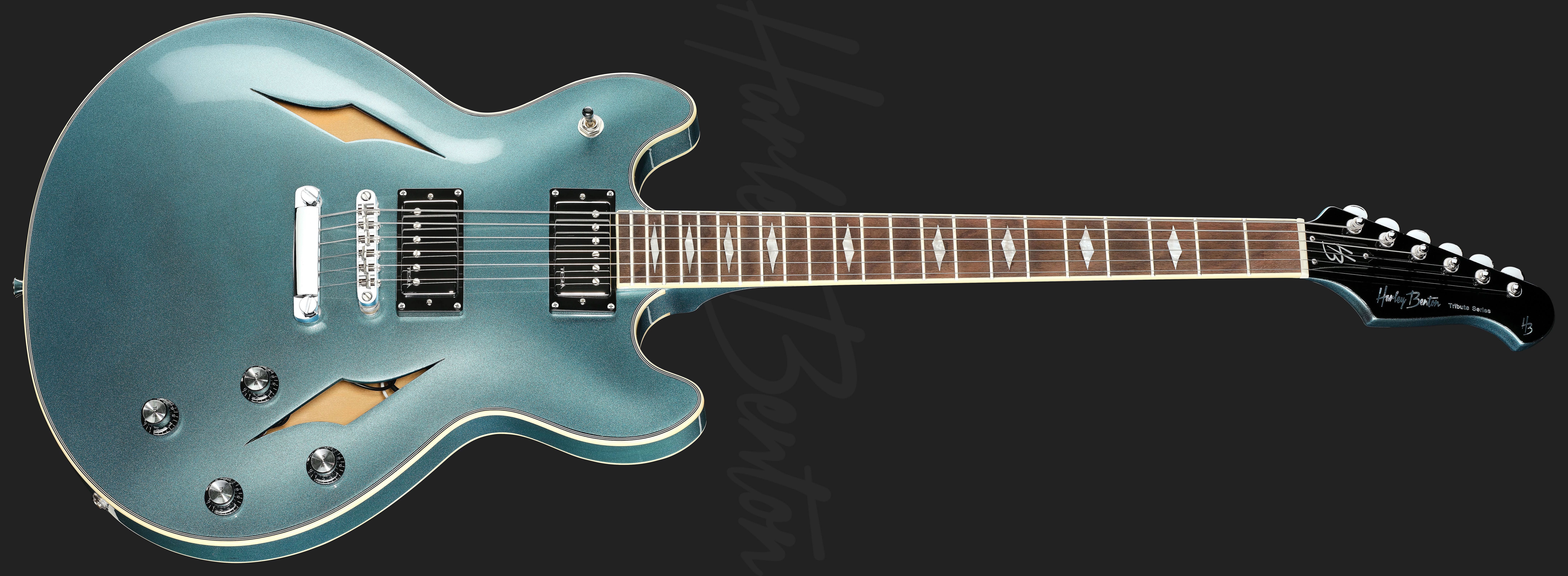 Harley Benton HB-35TL : HB-35TLBlue