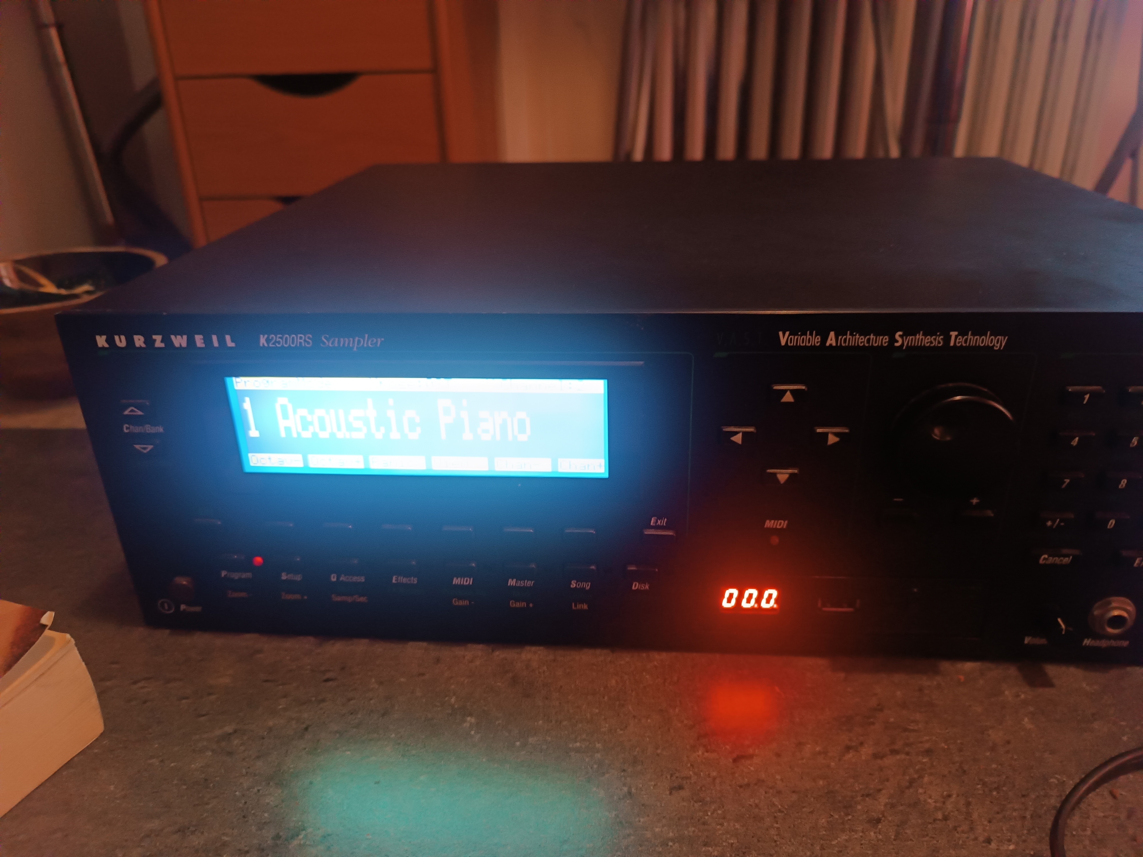 Kurzweil K2500 RS avec lecteur usb GOTEK