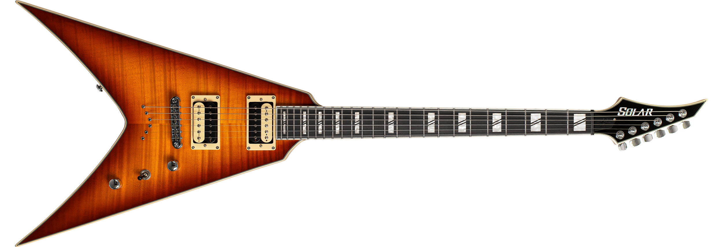 Solar Guitars VF1.6 Historia Burst : VF1.6 Historia Burst