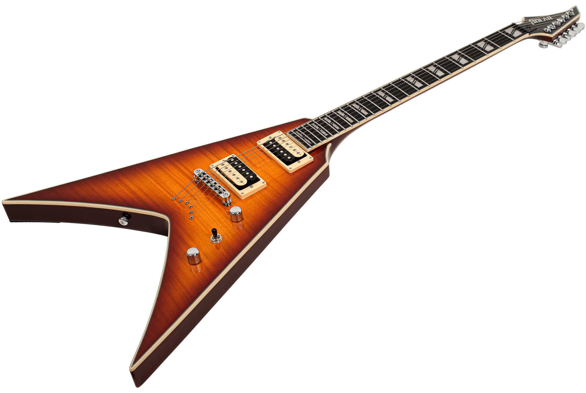 Solar Guitars VF1.6 Historia Burst : VF1.6 Historia BurstSIDE