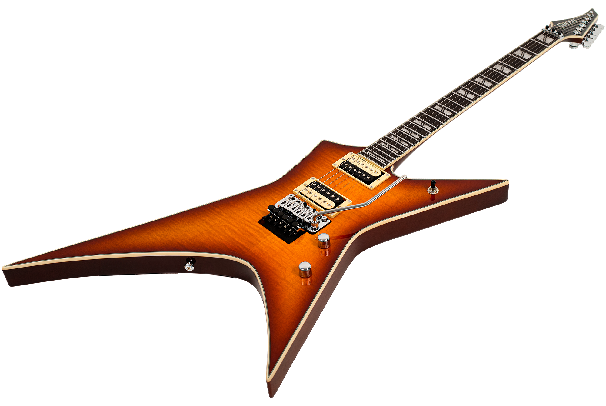 Solar Guitars XF1.6 Historia Burst : XF1.6 Historia BurstSIDE