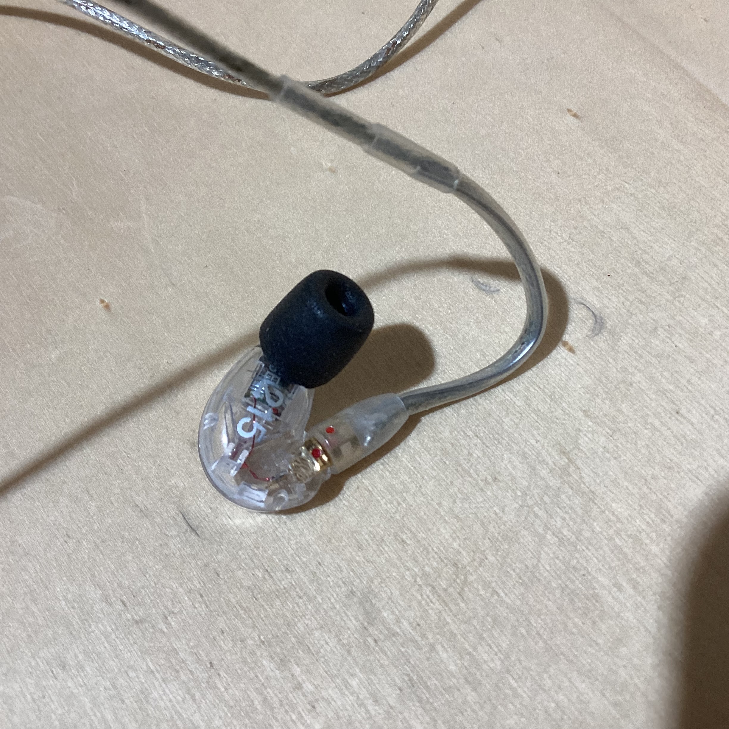 Shure SE 215 - 2025 - Etat neuf - Transparent