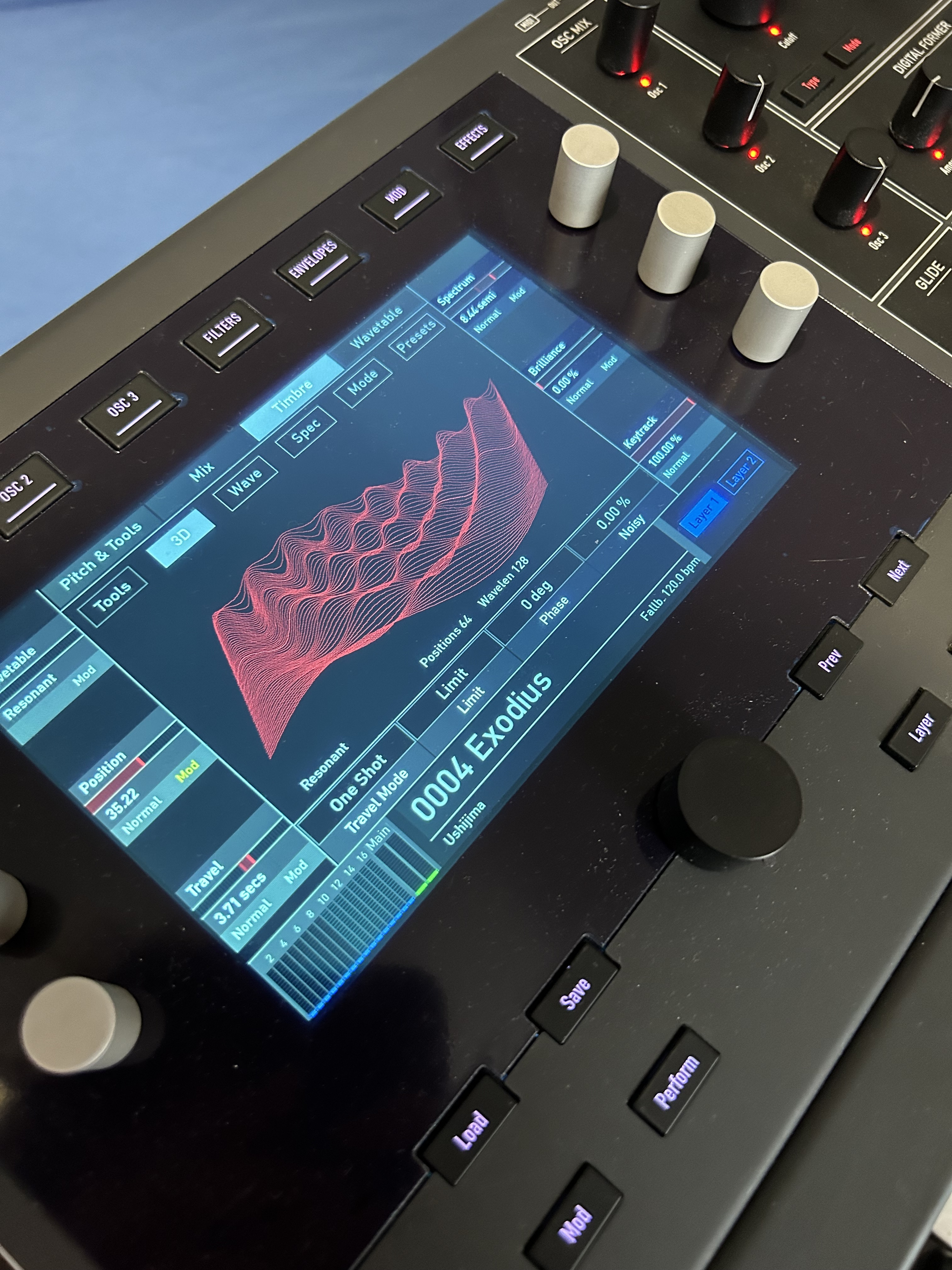 Waldorf Quantum MK1 écran neuf