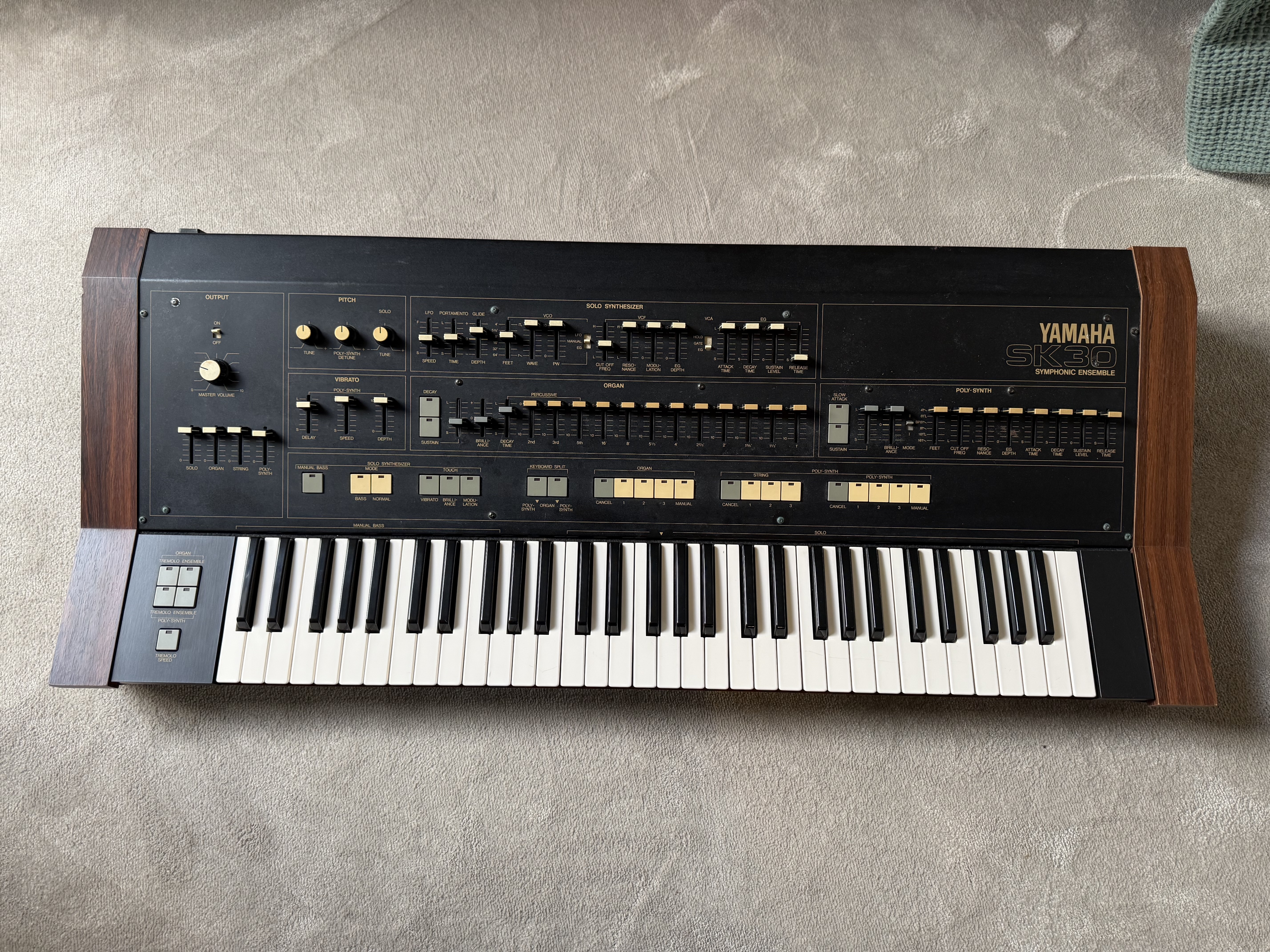 Synthé analogique Yamaha SK30 vintage – très bon état