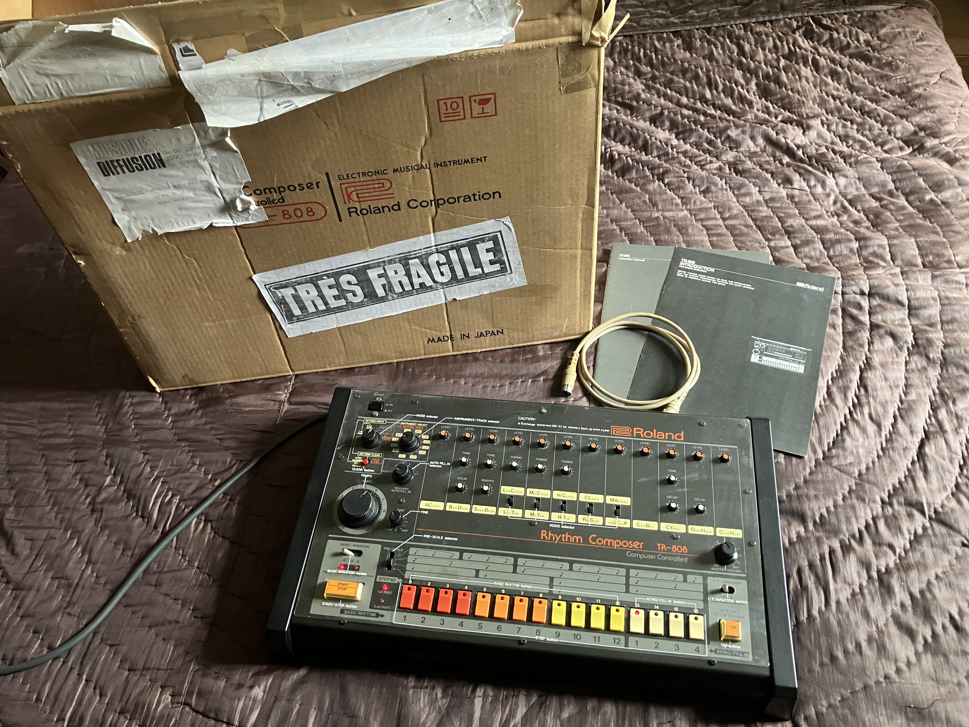 Lot Roland TR-808 et TB-303 première main