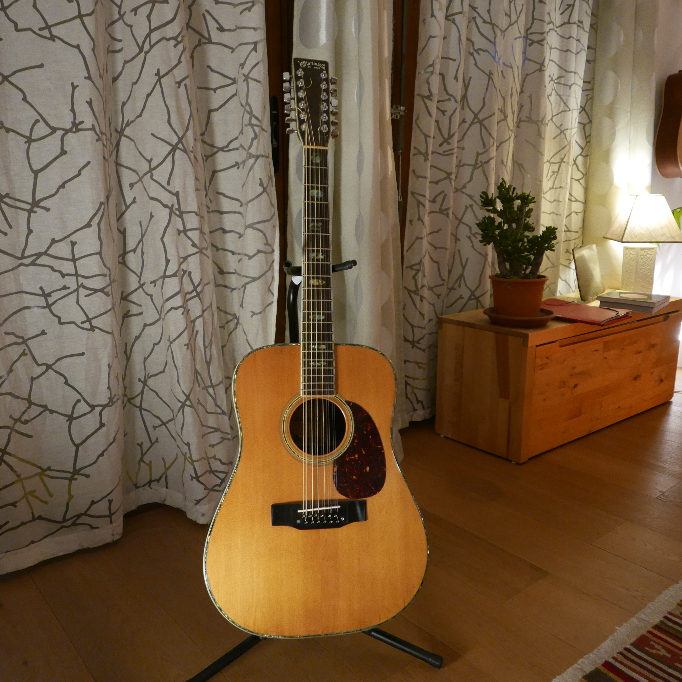 Guitare 12 cordes electro type Martin D45