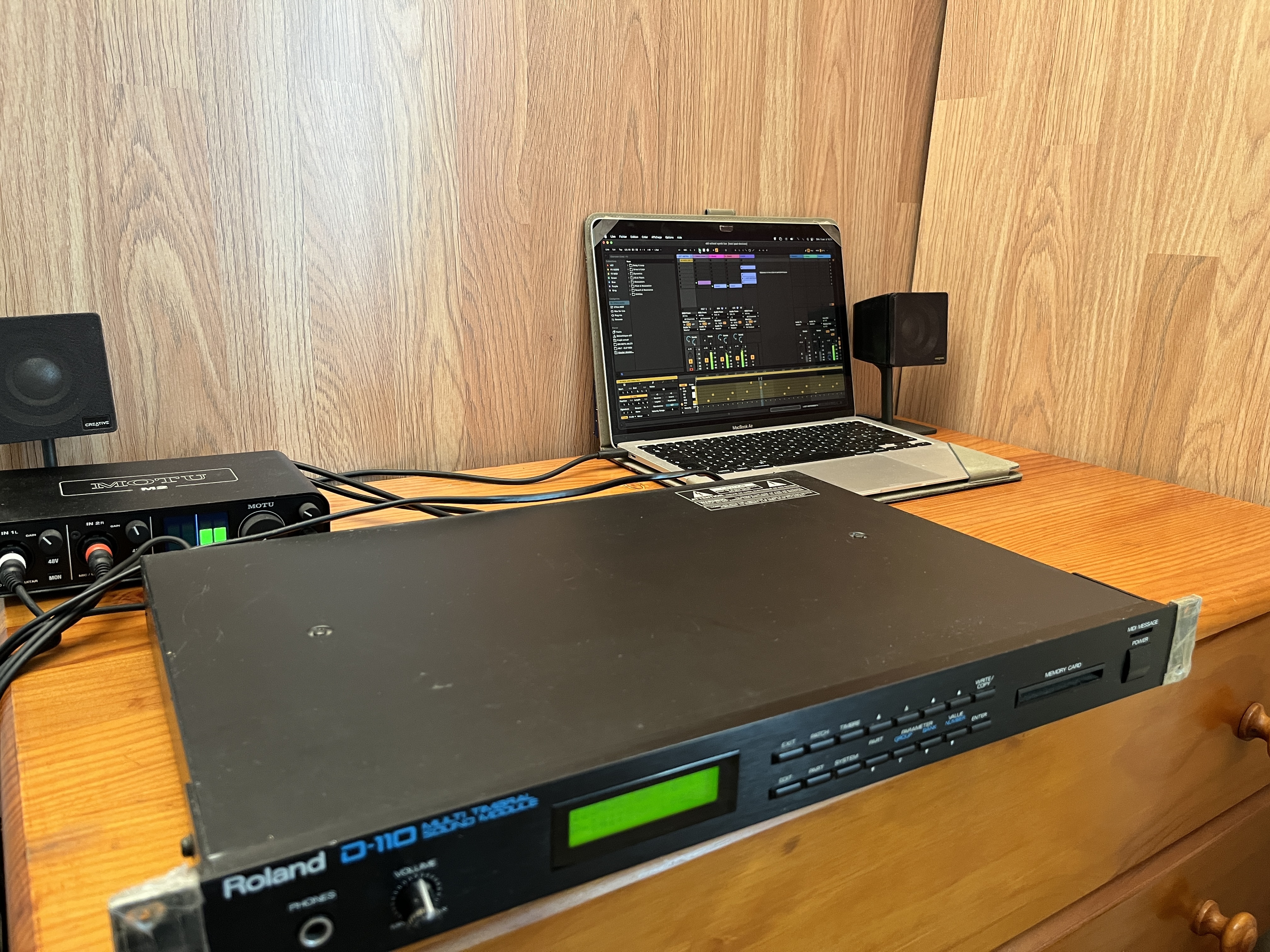 Roland D-110 d'occasion qui a un probleme de récéption midi