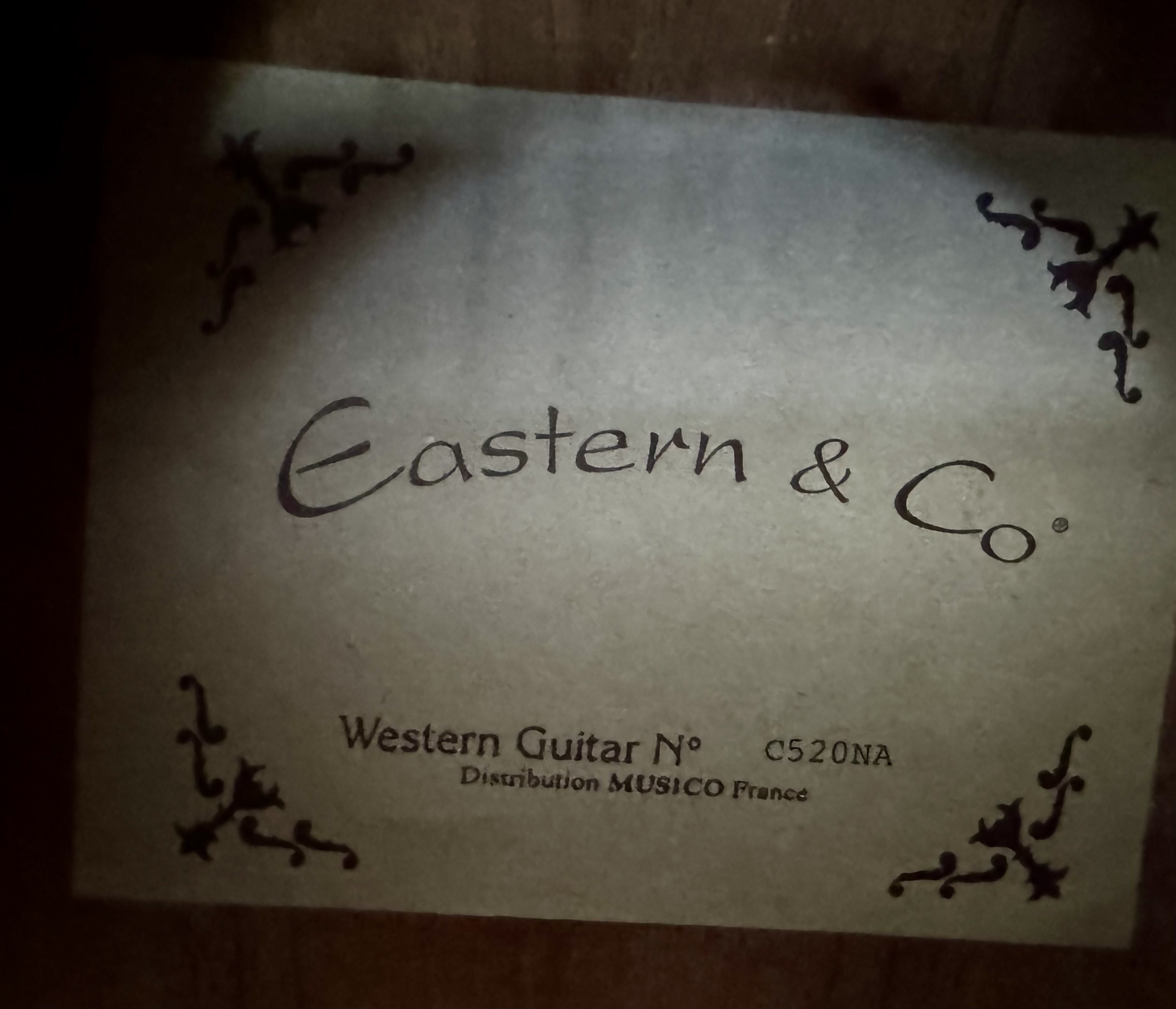 Guitare acoustique Eastern and Co