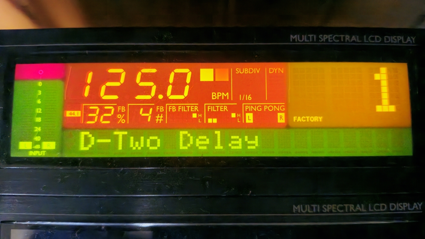 TC Electronic D-Two Delay – Mint Condition with Original Manuals