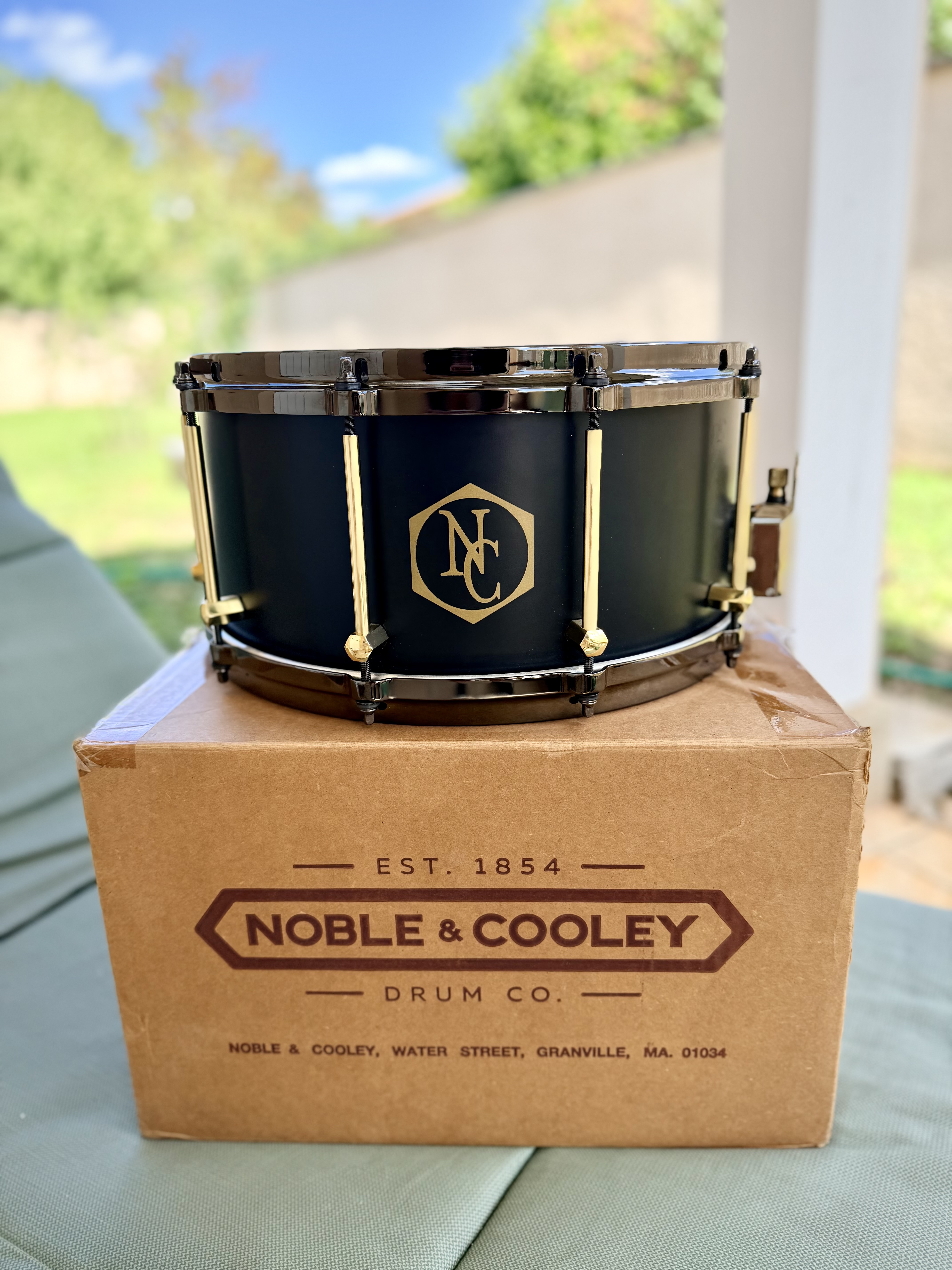 Noble & cooley Classic solid Maple snare 14x7
