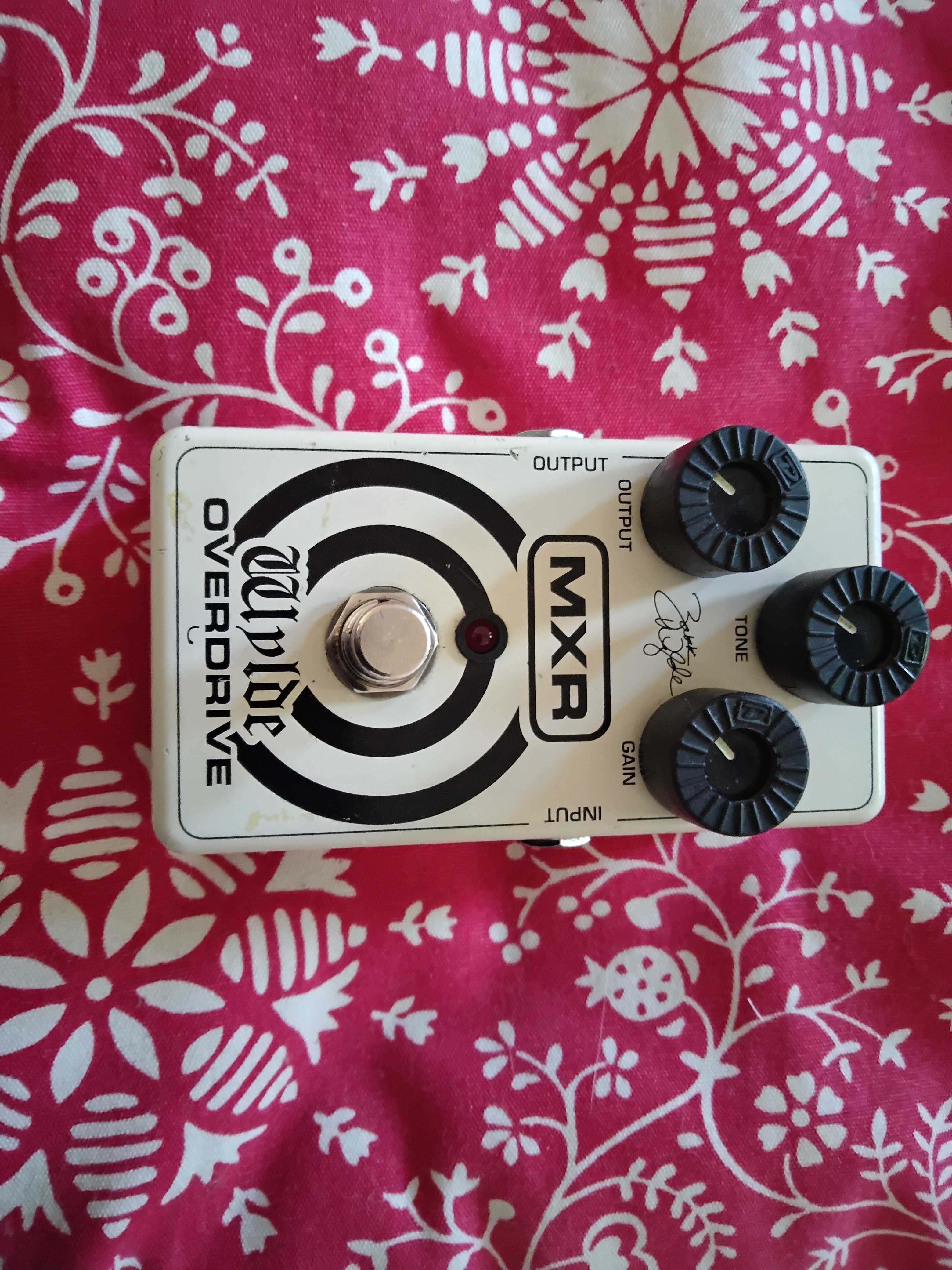 Vends Pedale Overdrive guitare MXR ZW44