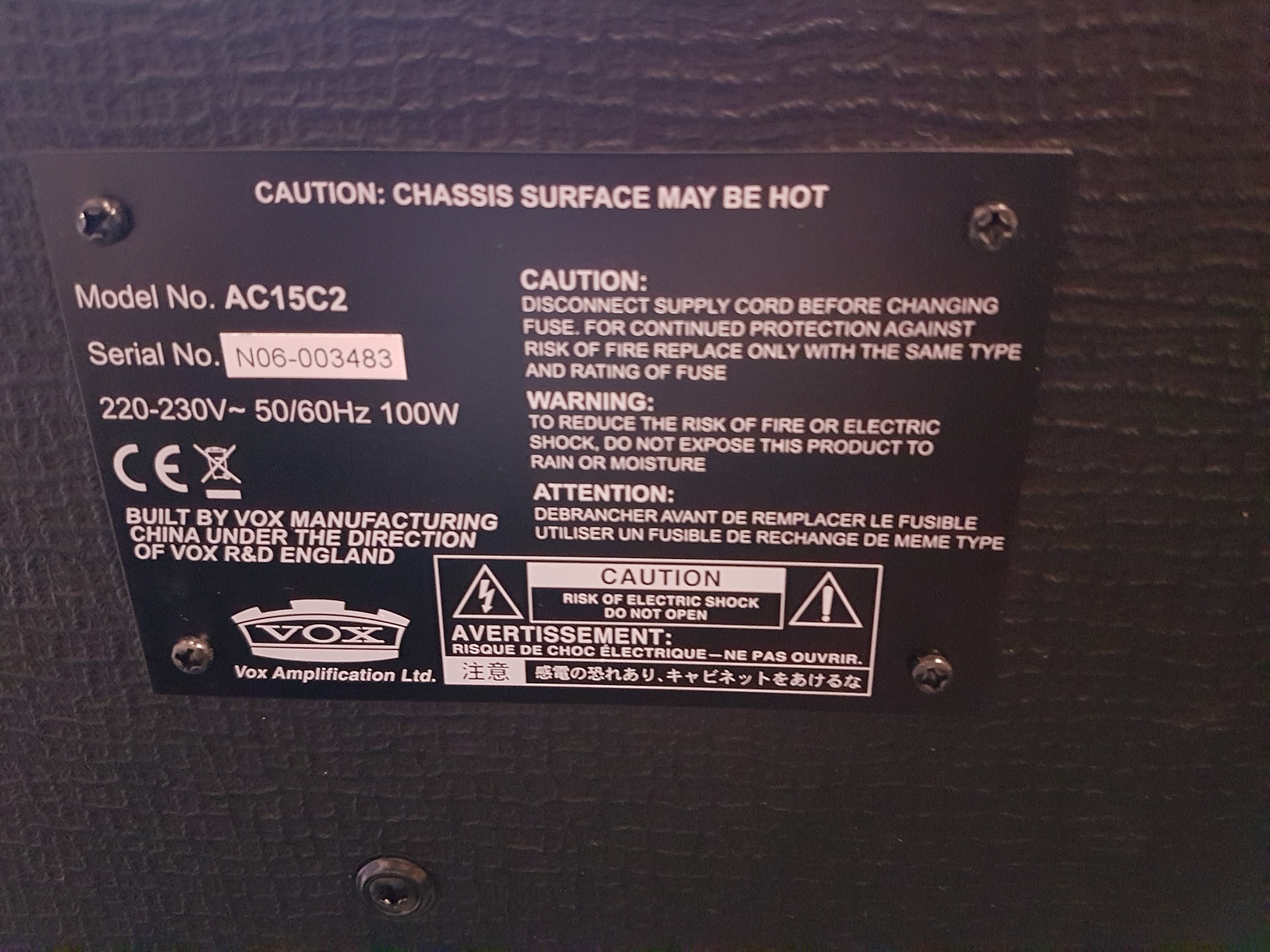 Vox AC15C2 (46451)