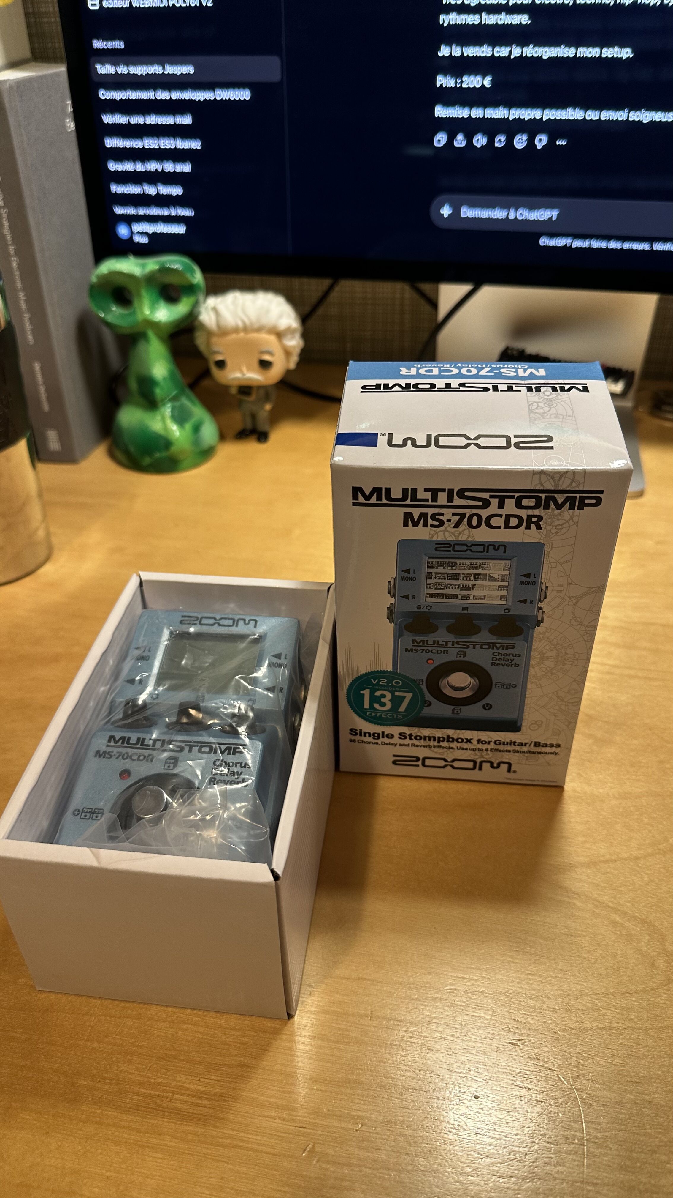 Zoom MS-70CDR Multistomp – état neuf + boîte