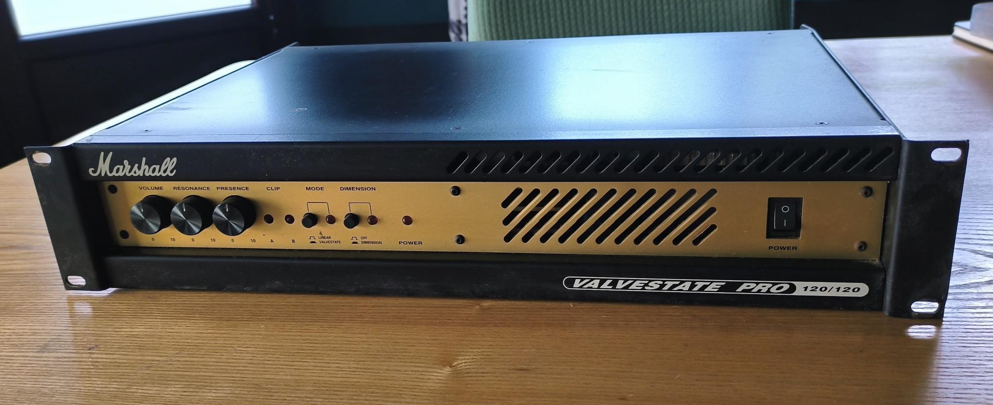 Marshall 120/120 pro valvestate en 2U
