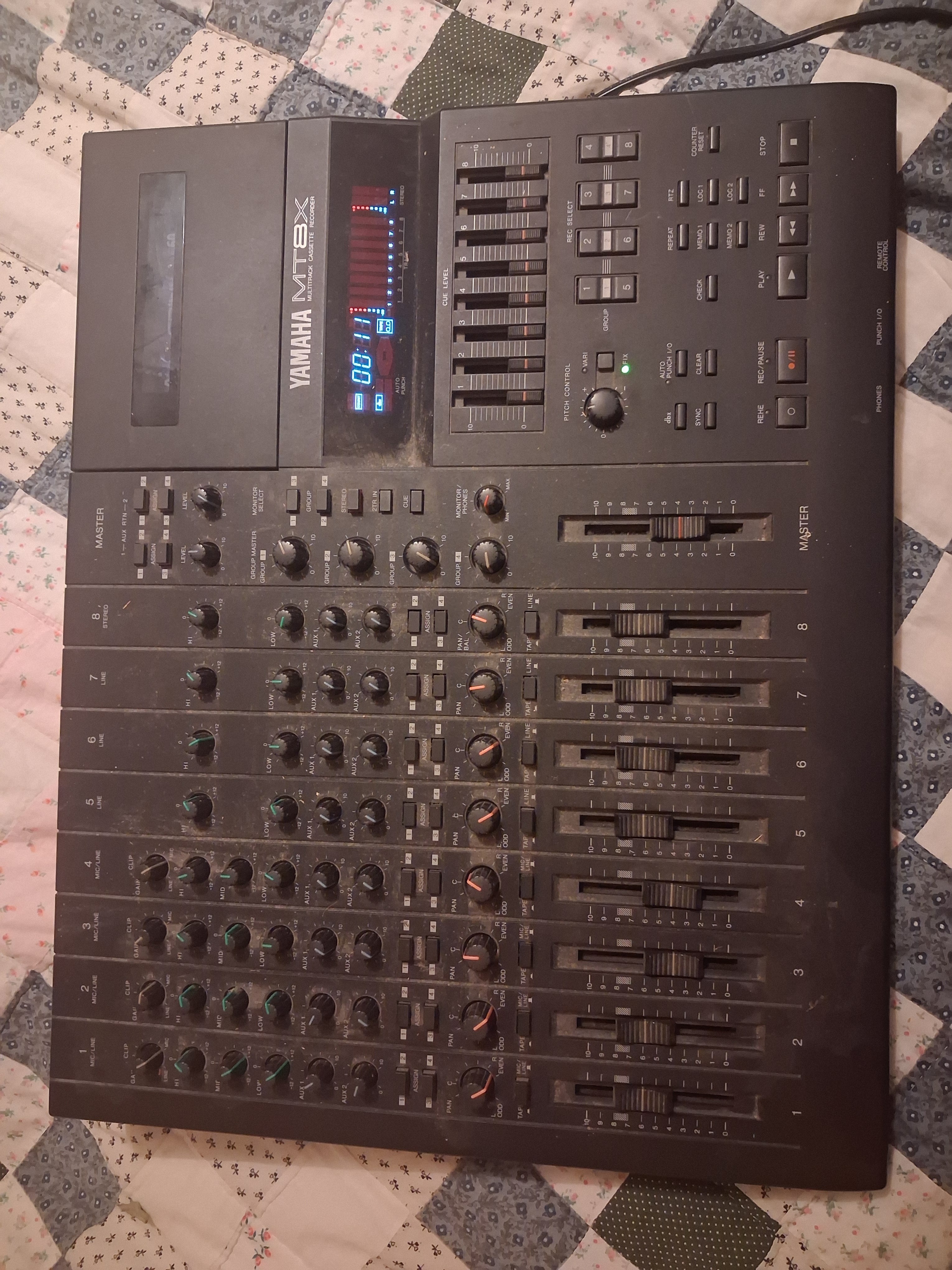 Vends 8 pistes cassette Tascam MT8X