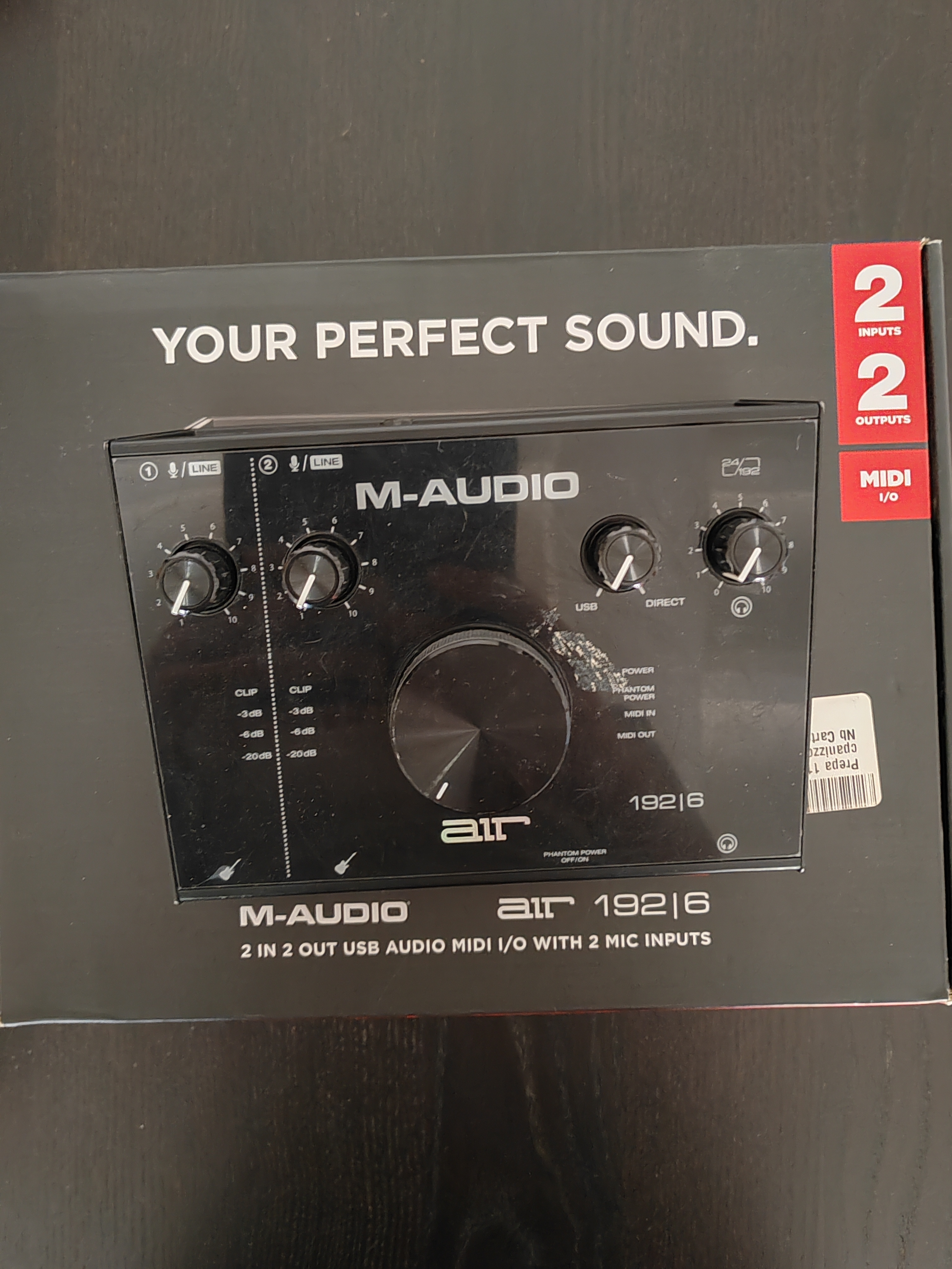 Vends M-Audio Air 192/6