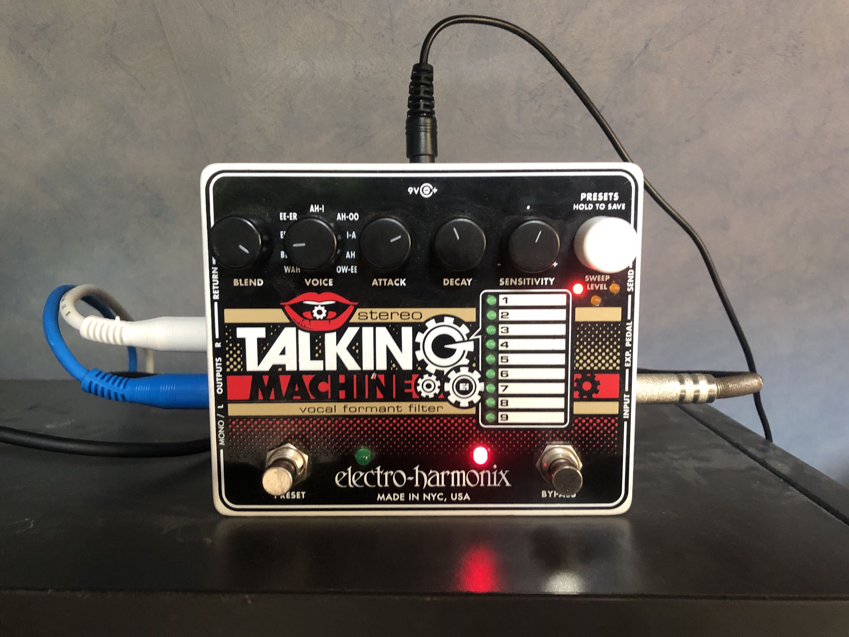 Electro-Harmonix Stereo Talking Machine - très bon état avec alim