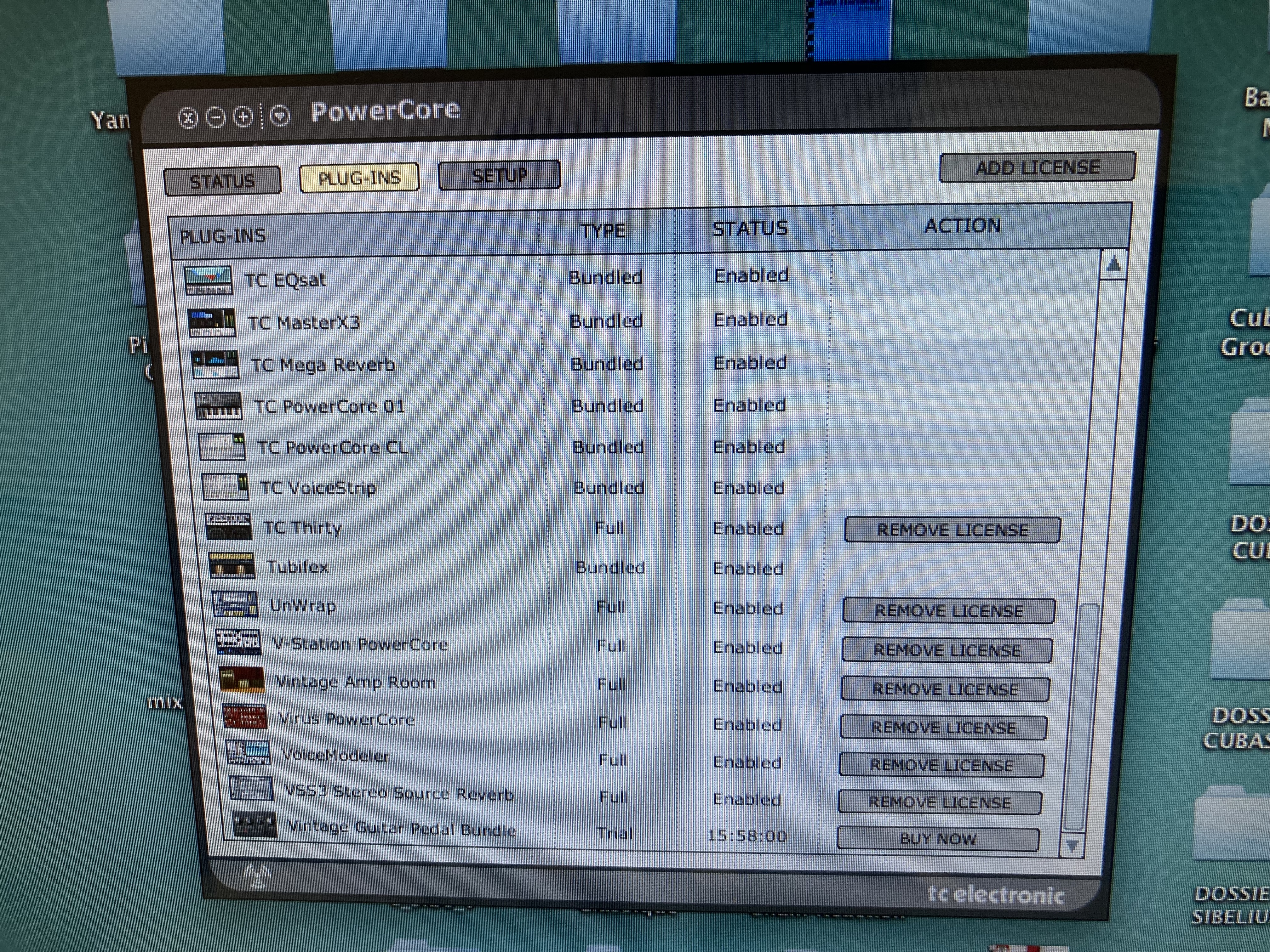 Vends powercore firewire