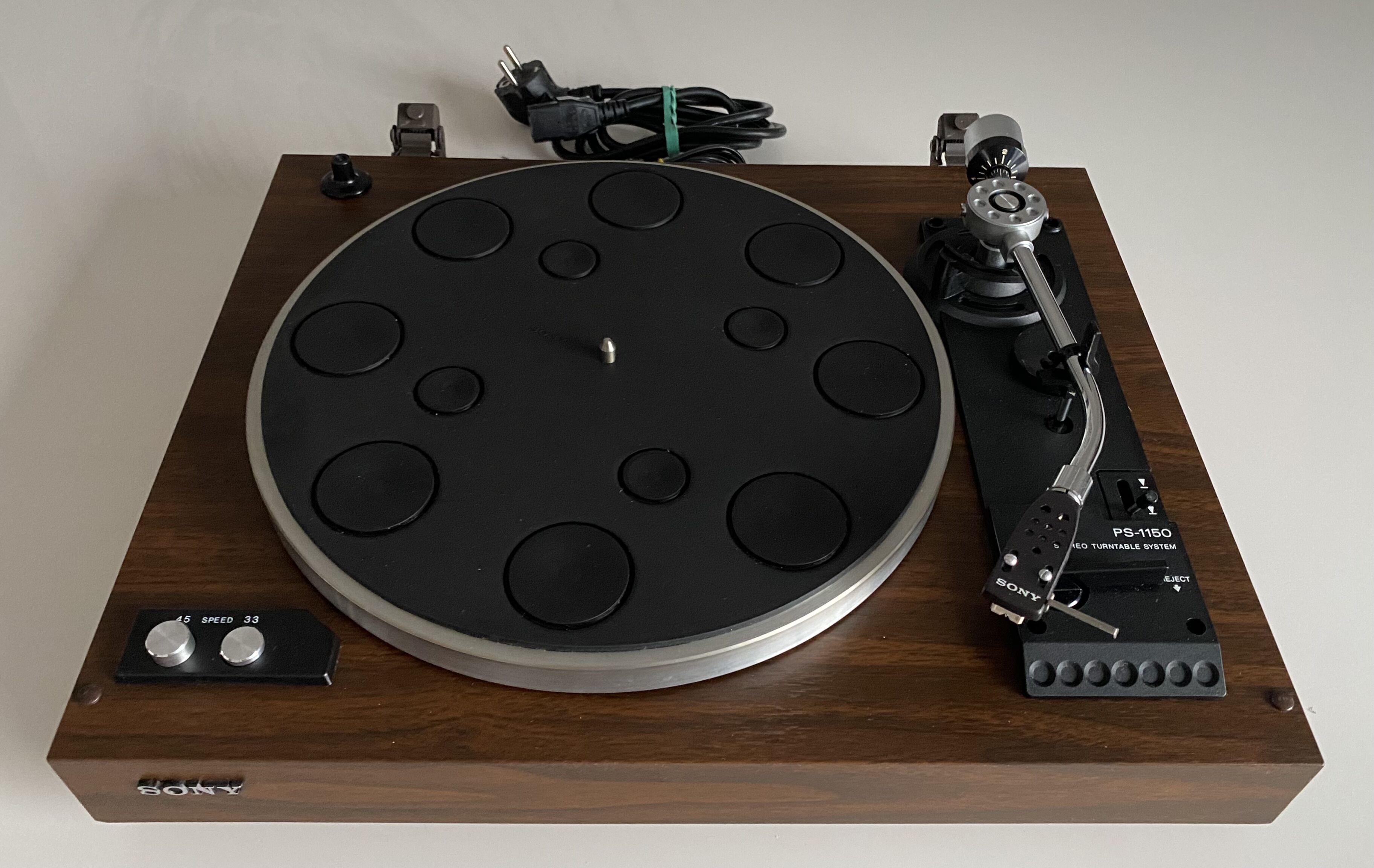 Platine disque vinyle SONY PS-1150 + Cellule SHURE M44 MB