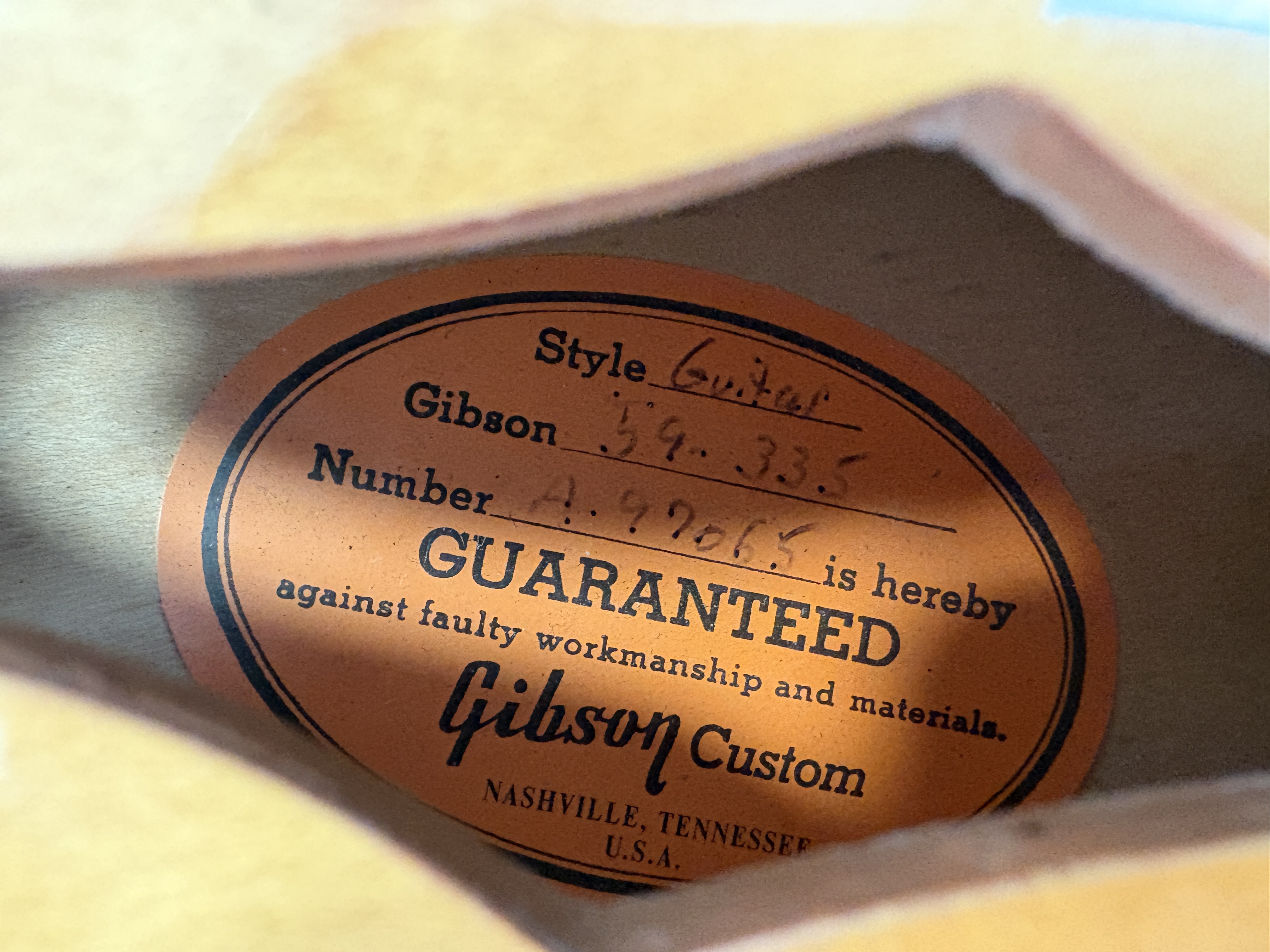 Gibson Custom Shop 1959 ES-335 Reissue (42609)