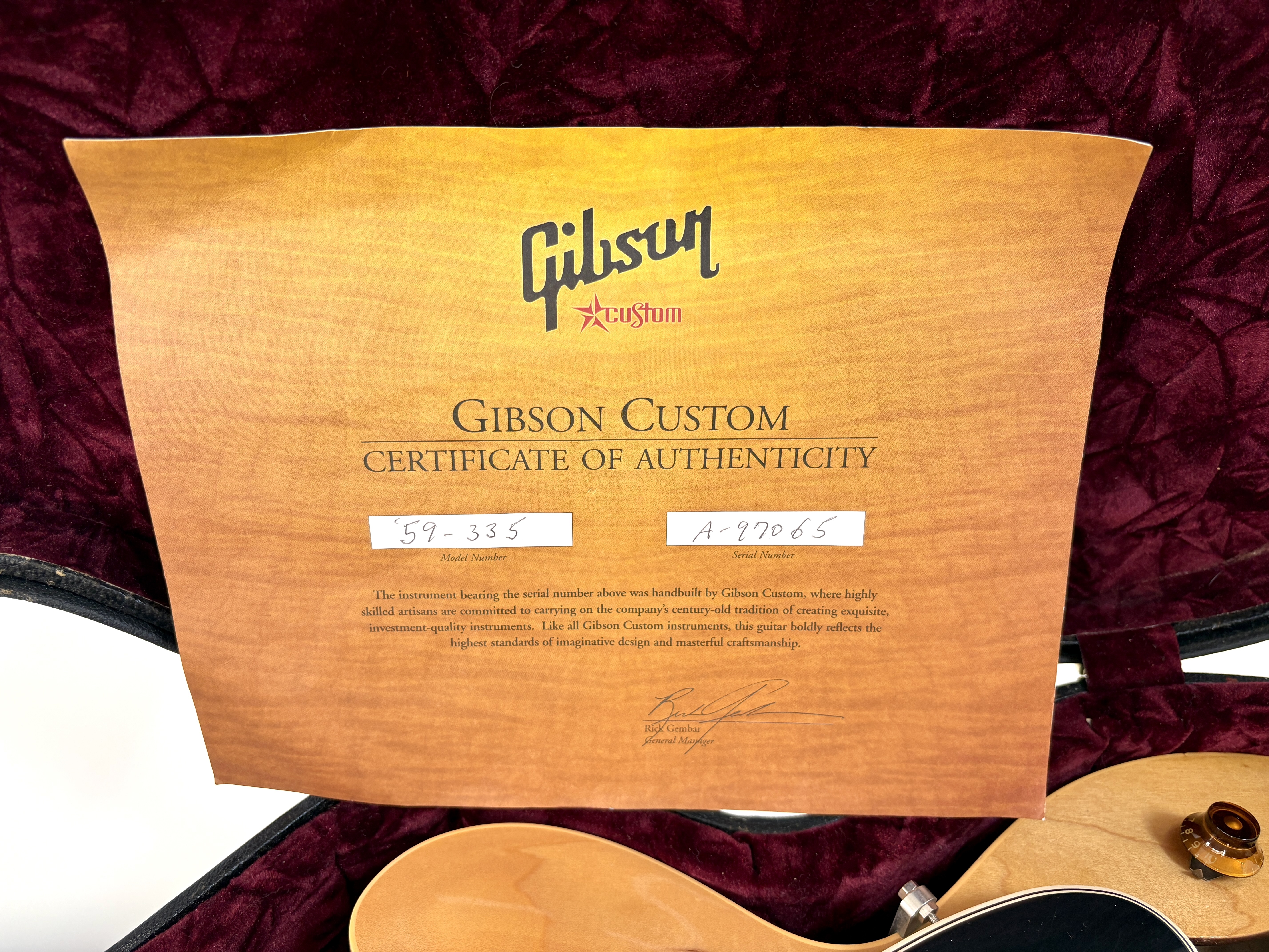 Gibson Custom Shop 1959 ES-335 Reissue (15601)