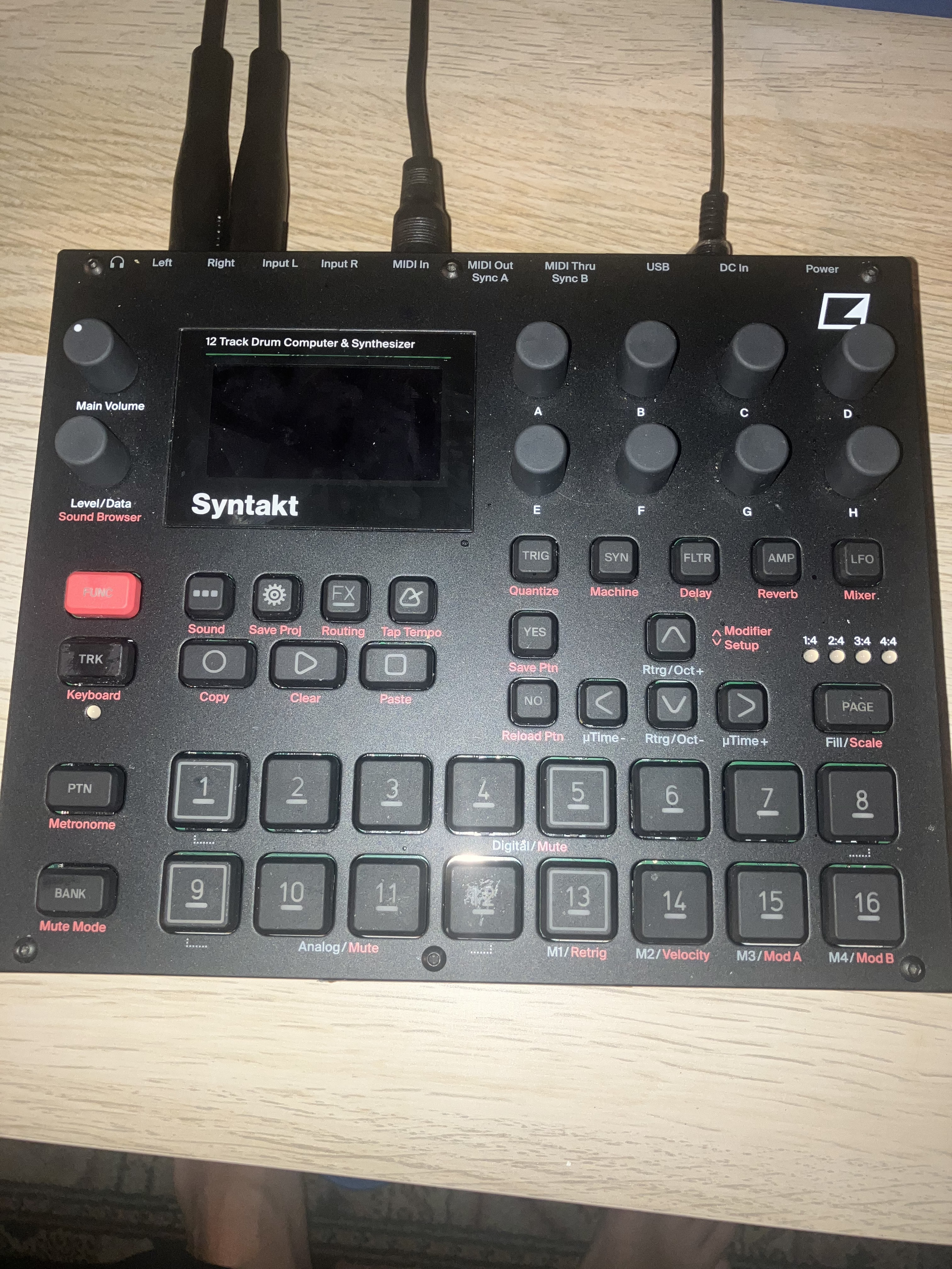 JE vends mon elektron syntakt