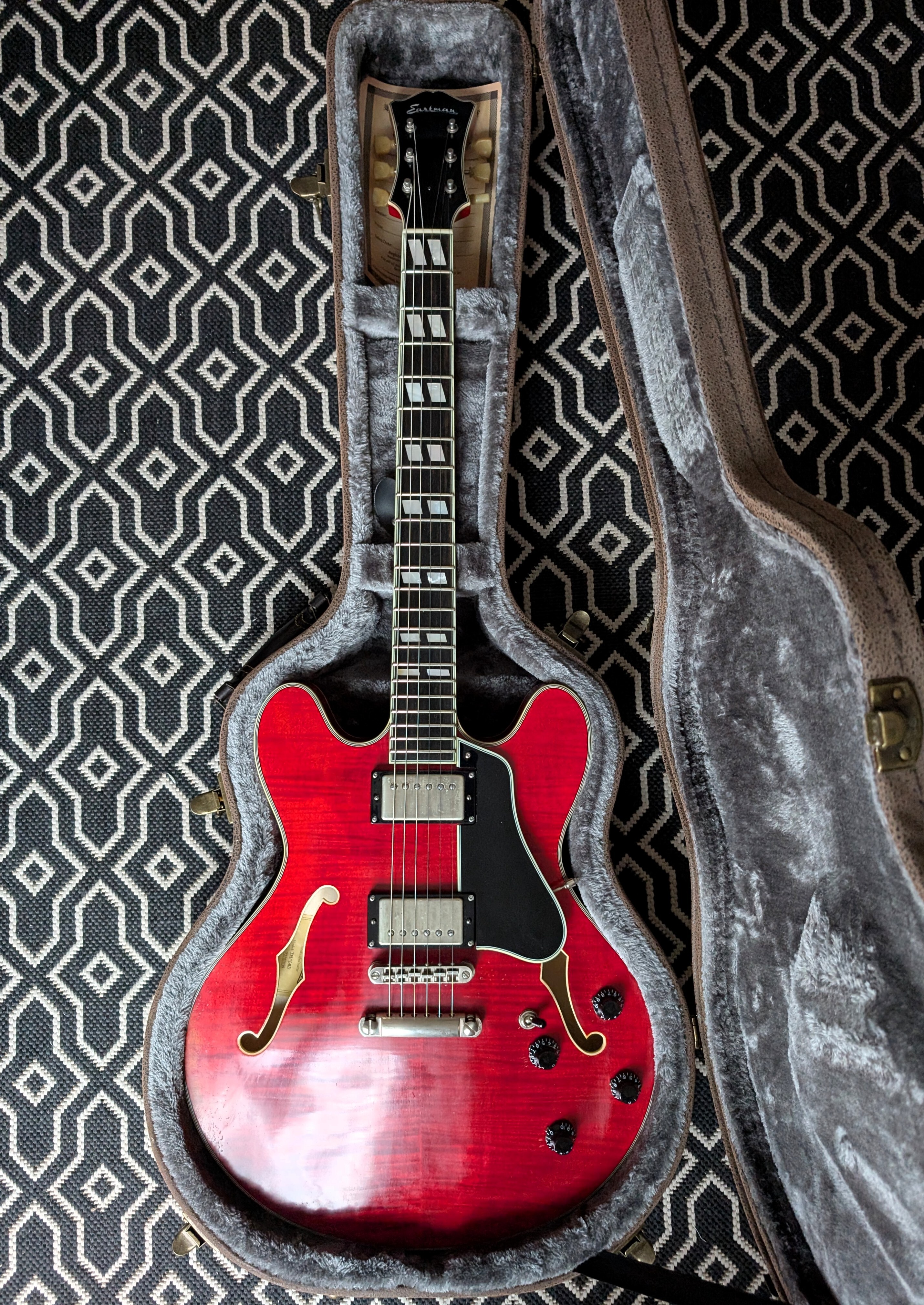 Eastman T59/v Antique Red (Seymour Duncan Antiquity) – État Excellent