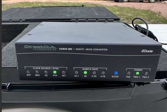 Vends directout EXBOX Madi Dante convertisseur