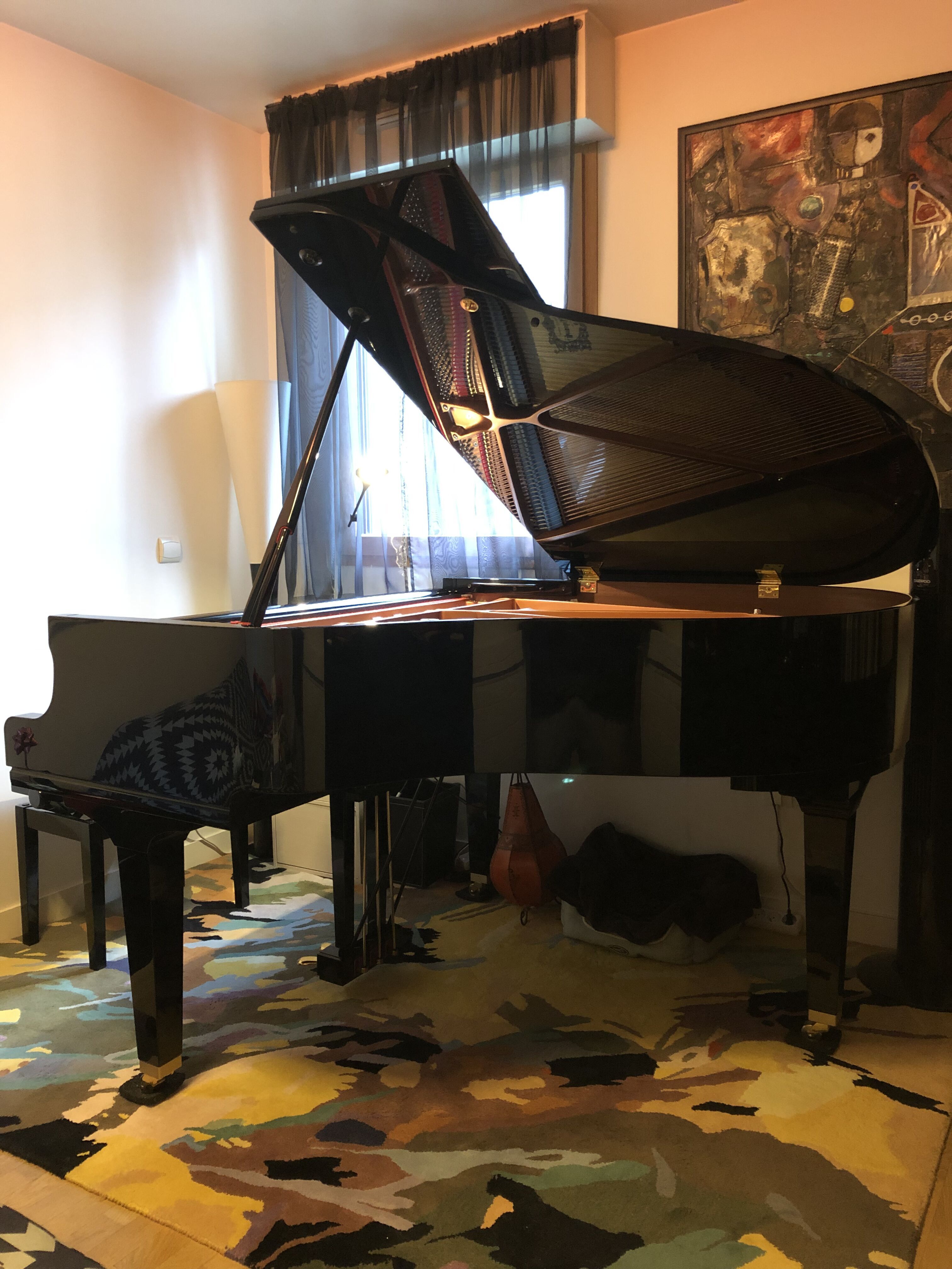 Yamaha GC1 TA2 TransAcoustic – 161 cm – Noir laqué – Excellent état – Paris