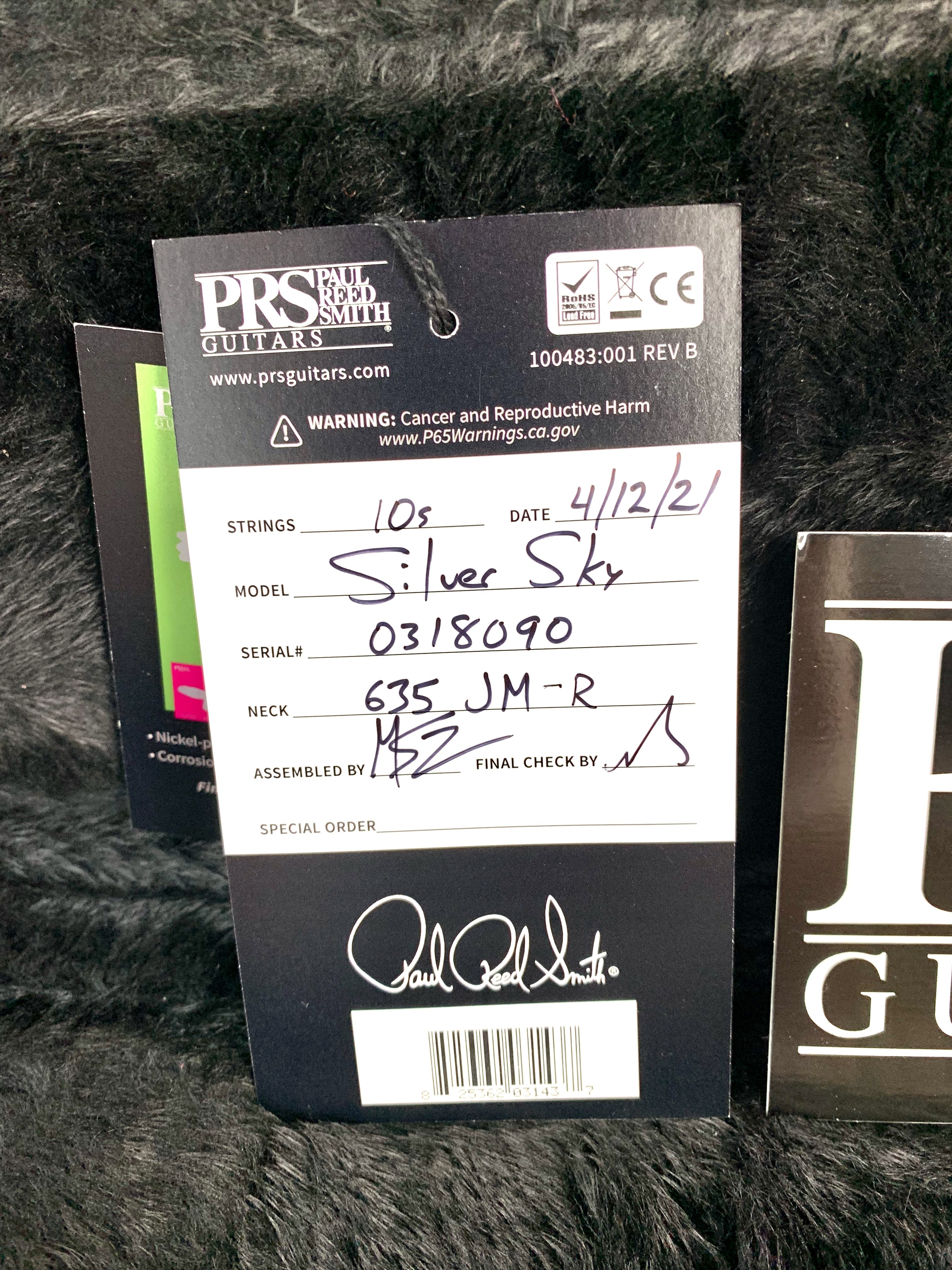 PRS Silver Sky Rosewood (75072)