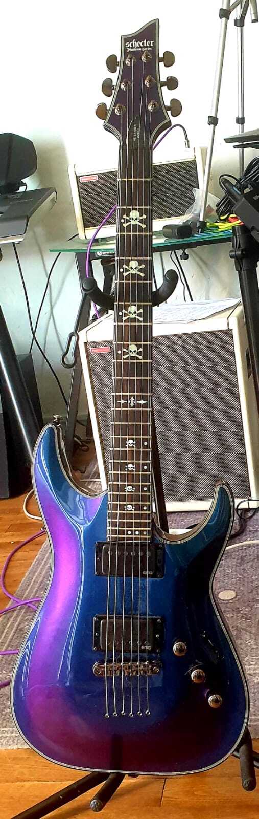 Guitare Schecter Hellraiser hybrid C-1 UV
